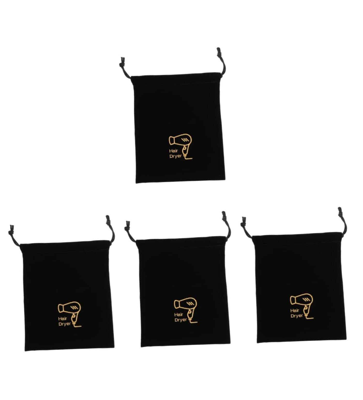 Healeved 4pcs Hair Dryer Storage Bag Makeup Organizer Bag Travel Dustproof Storage Bags Curls Tool Shopping - Buy Online on GoSupps.com