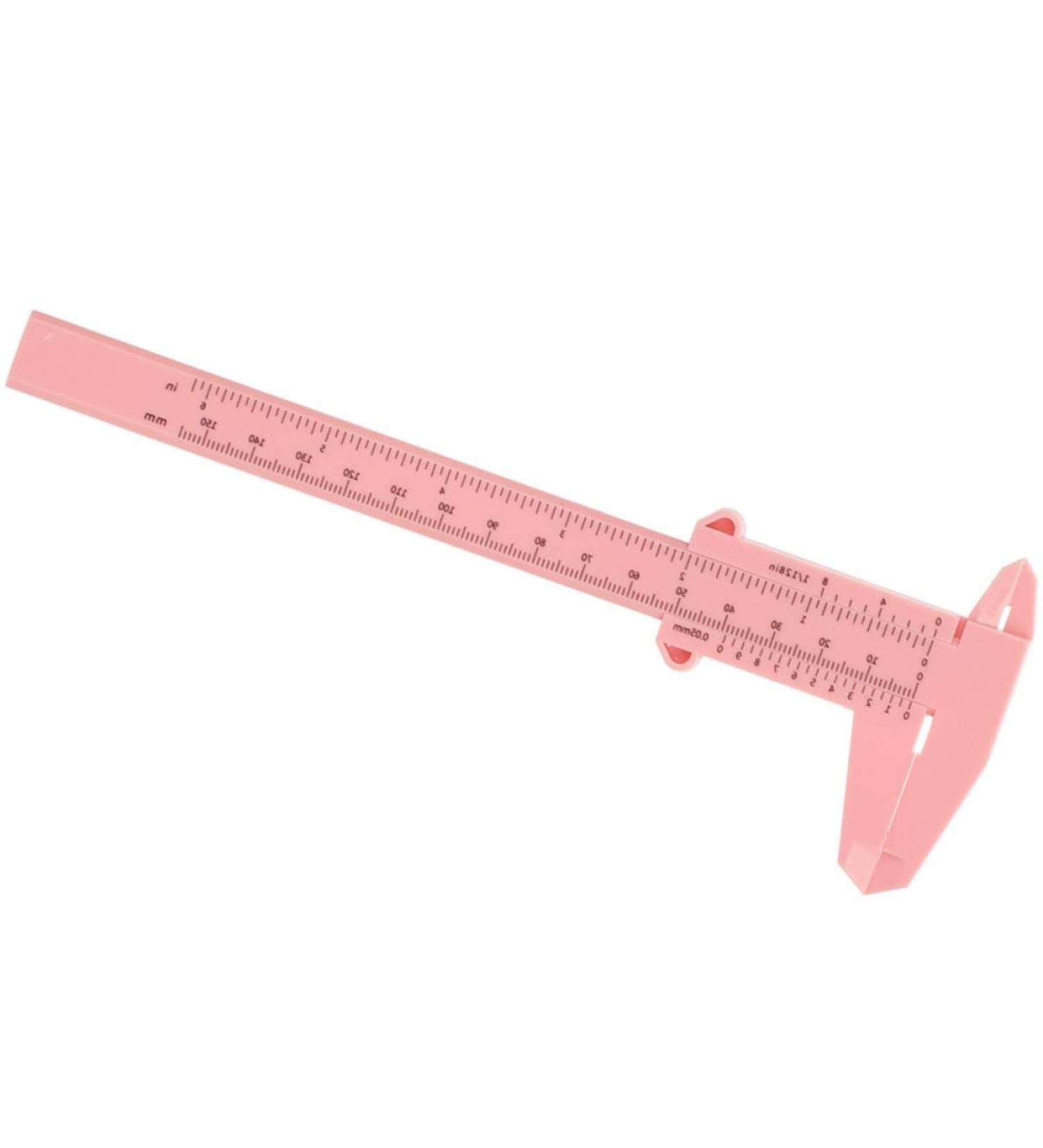 Pied Coulisse Plastique 150 MM Rose pour Mesure Pr cise des Sourcils R gle Portable D Outil de Mesure des Sourcils Accessoire Maquillage Professionnel - Buy Online on GoSupps.com