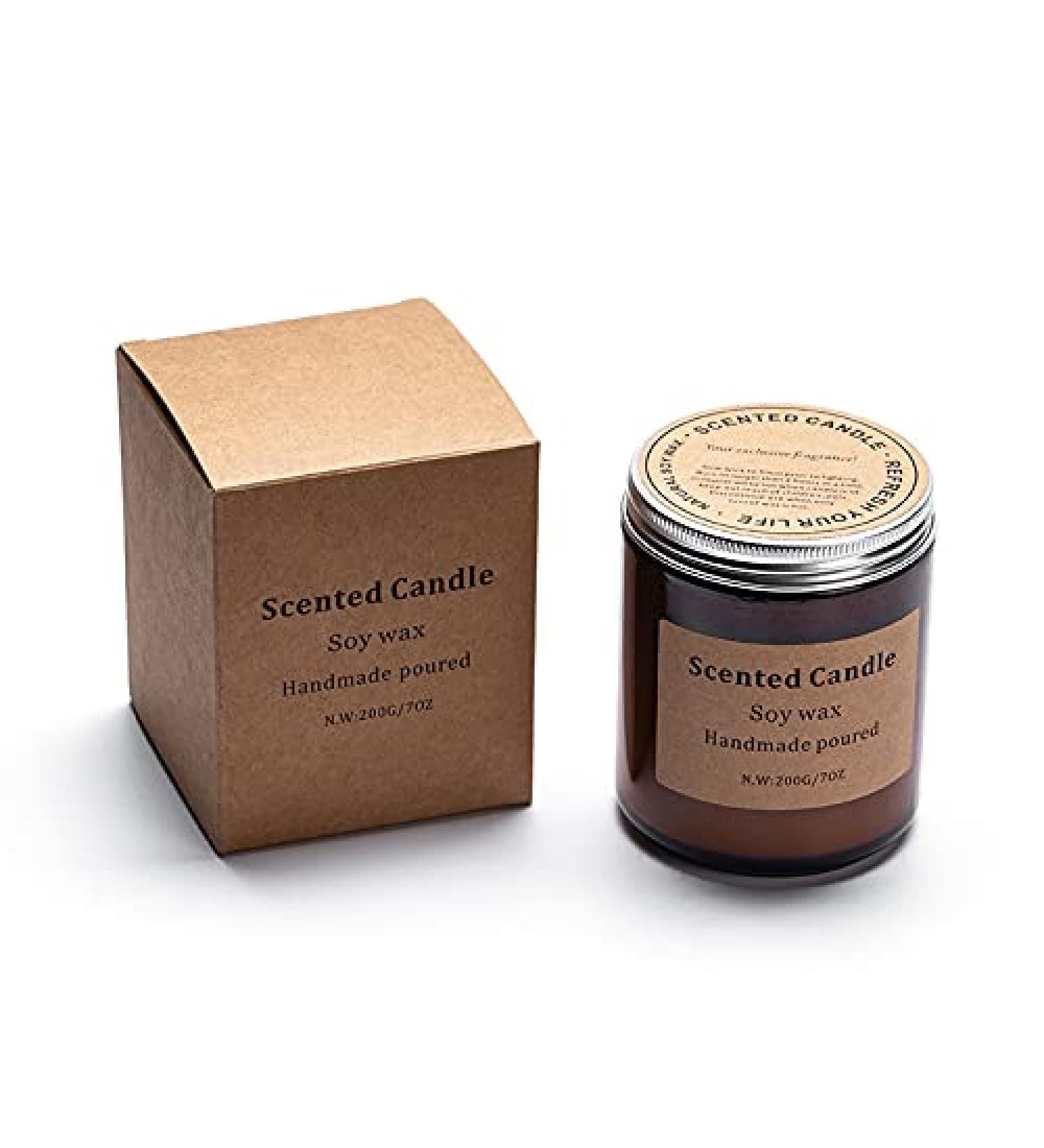 YEERCO Amber Scented Candle - Soy Wax Christmas Candle for Relaxation Meditation & Gifting | Romantic Votive Decoration - Buy Online on GoSupps.com