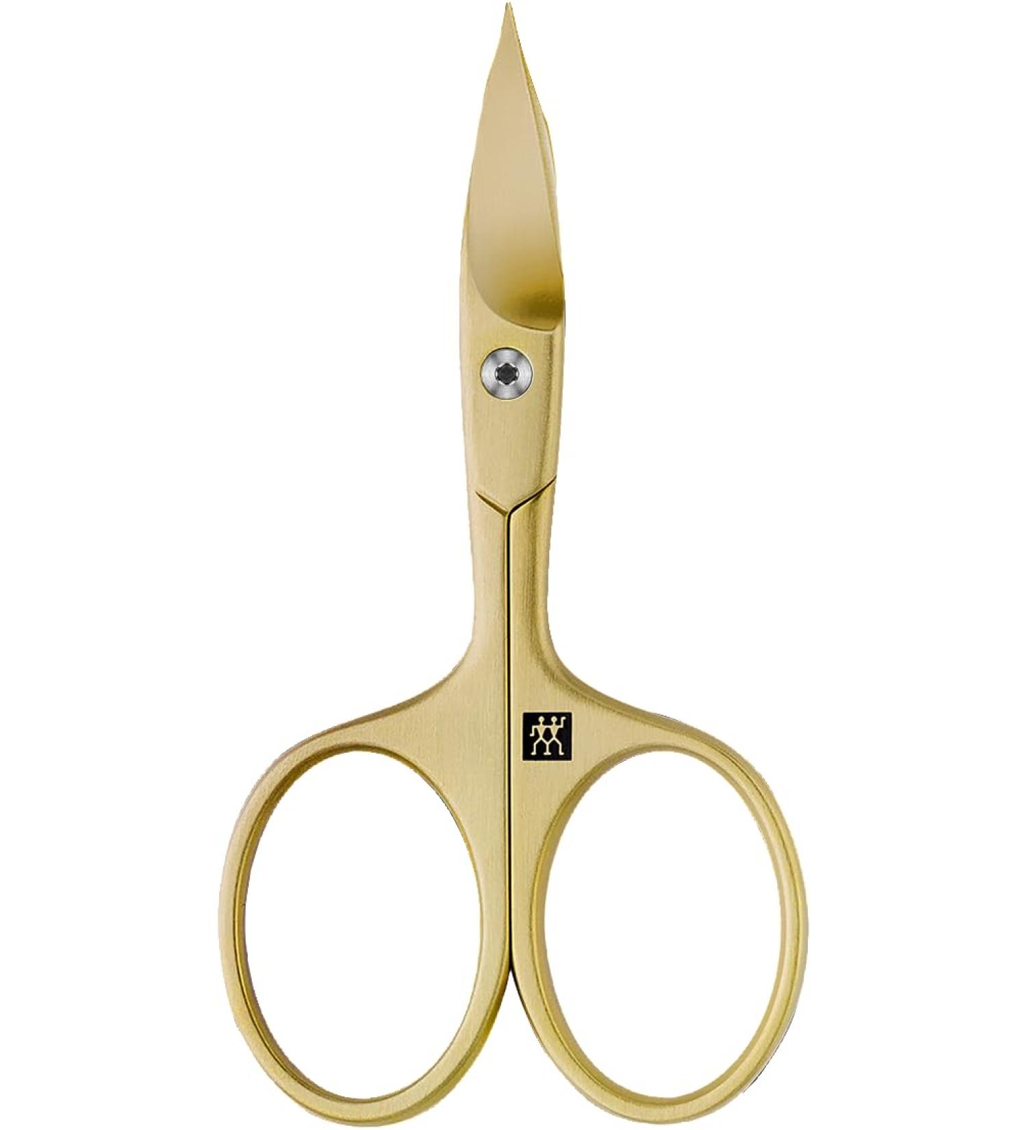 ZWILLING Combi Nail Scissors (Scissors for Nails and Cuticles Curved Edge and Fine Tip for Precise Cut) Premium Gold 90 mm - Buy Online on GoSupps.com