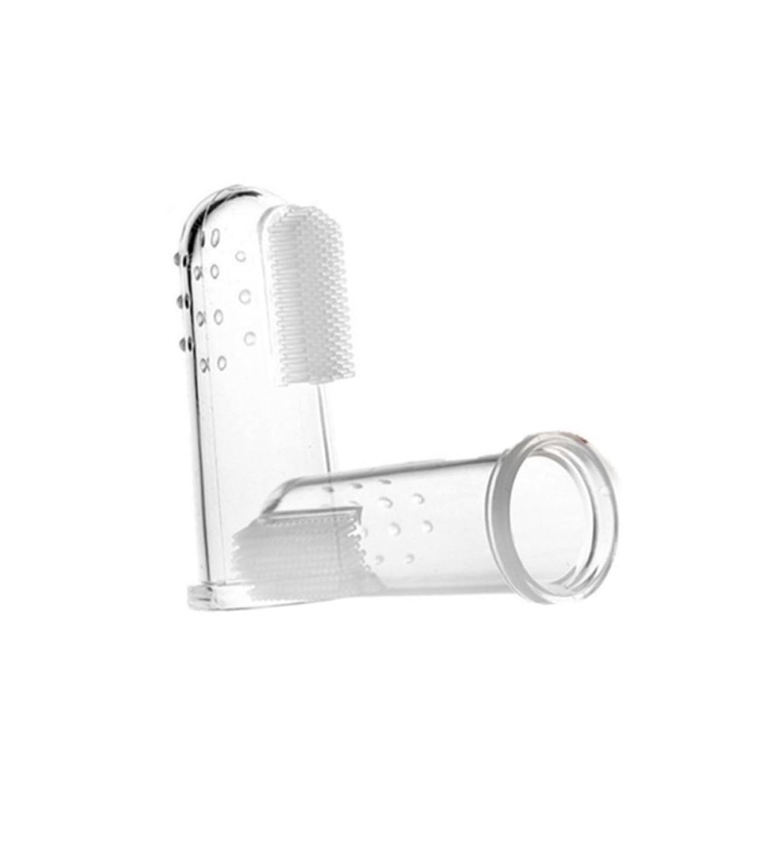 Gatuida 2pcs Finger Toothbrushes for Toddlers & Babies | Gentle Massager for Oral Care | International Shipping Available - Buy Online on GoSupps.com