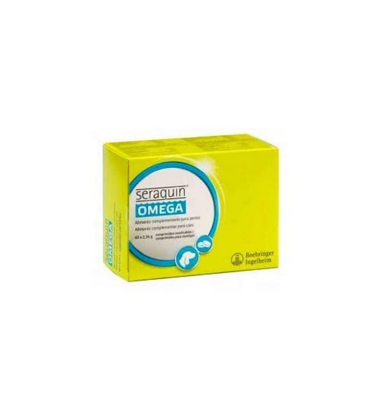 Boehr Bag Seraquin Omega 60 Tablets x 2.34 g, Multicolor