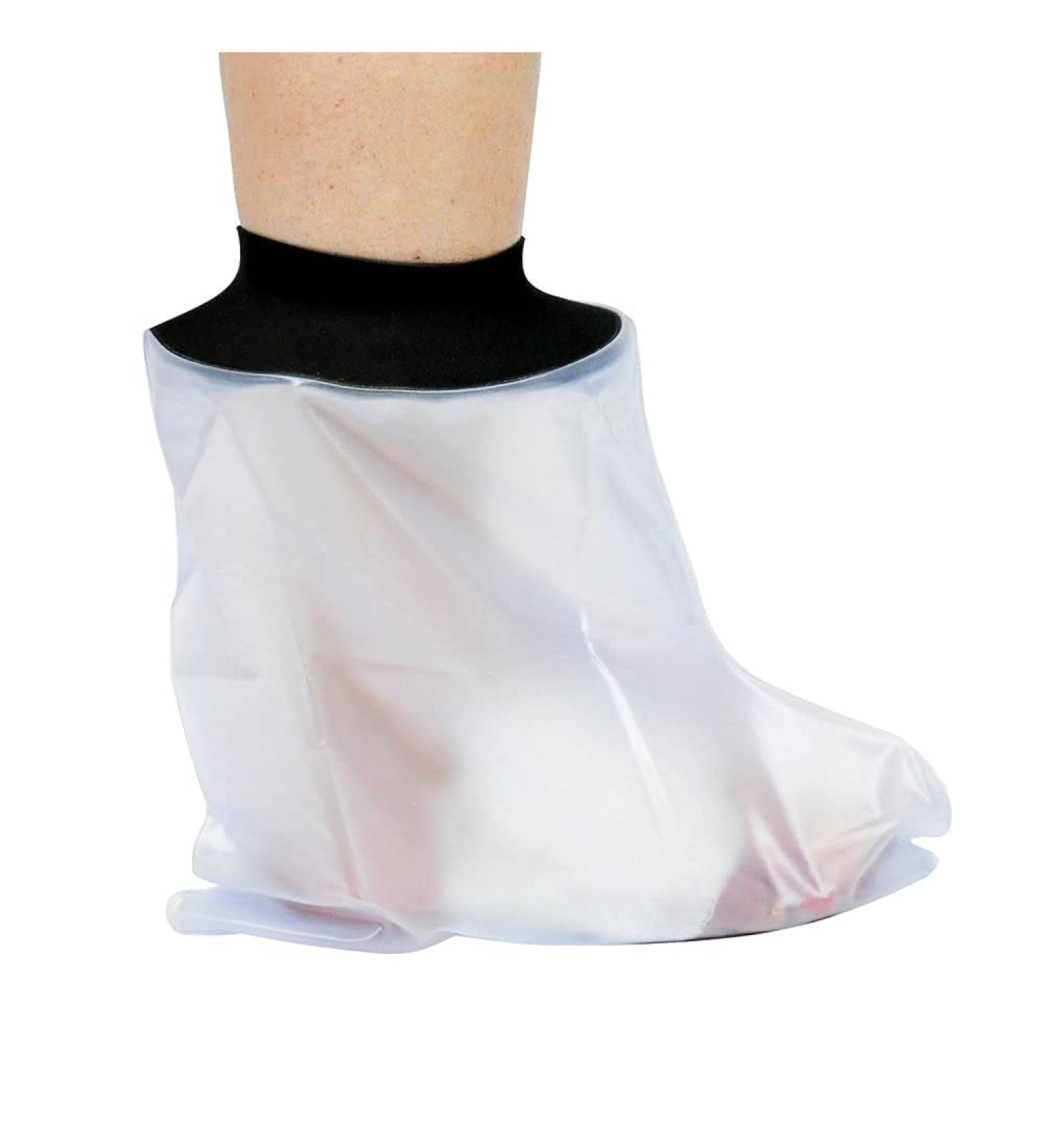 Adult Waterproof Foot Cast Cover - Shower Protector for Bandages & Plasters (Foot) - Buy Online on GoSupps.com