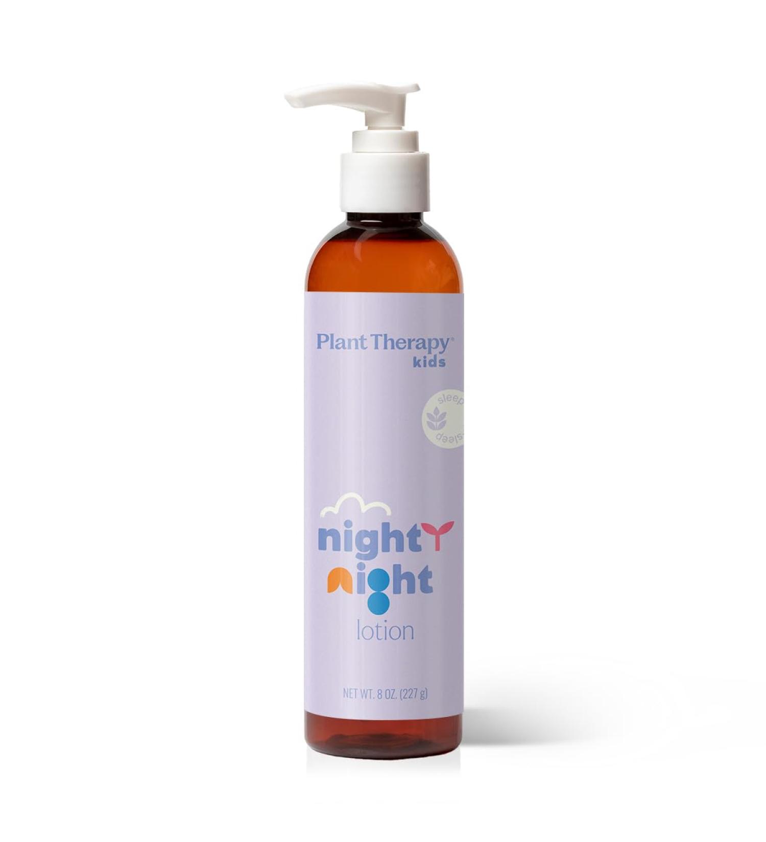 Plant Therapy Kids Nighty Night Lotion 8 oz Helps Promote Restful Sleep Softens & Soothes Skin Perfect for Nighttime Wind-Down - Buy Online on GoSupps.com