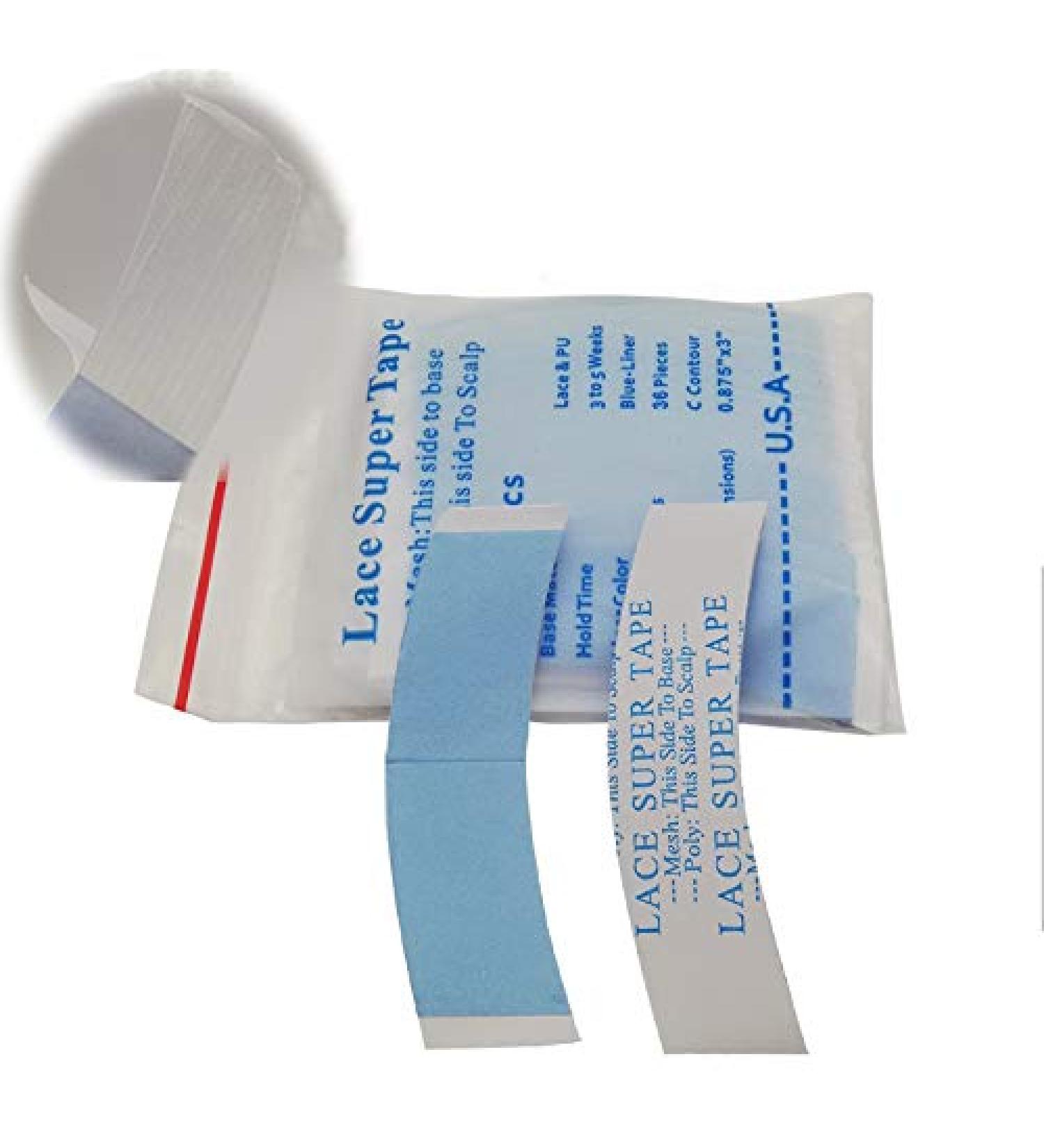 Lace Super Tape 36pcs - C-Contour Double-Sided Tape for Wigs & Toupees | International Shipping Available - Buy Online on GoSupps.com