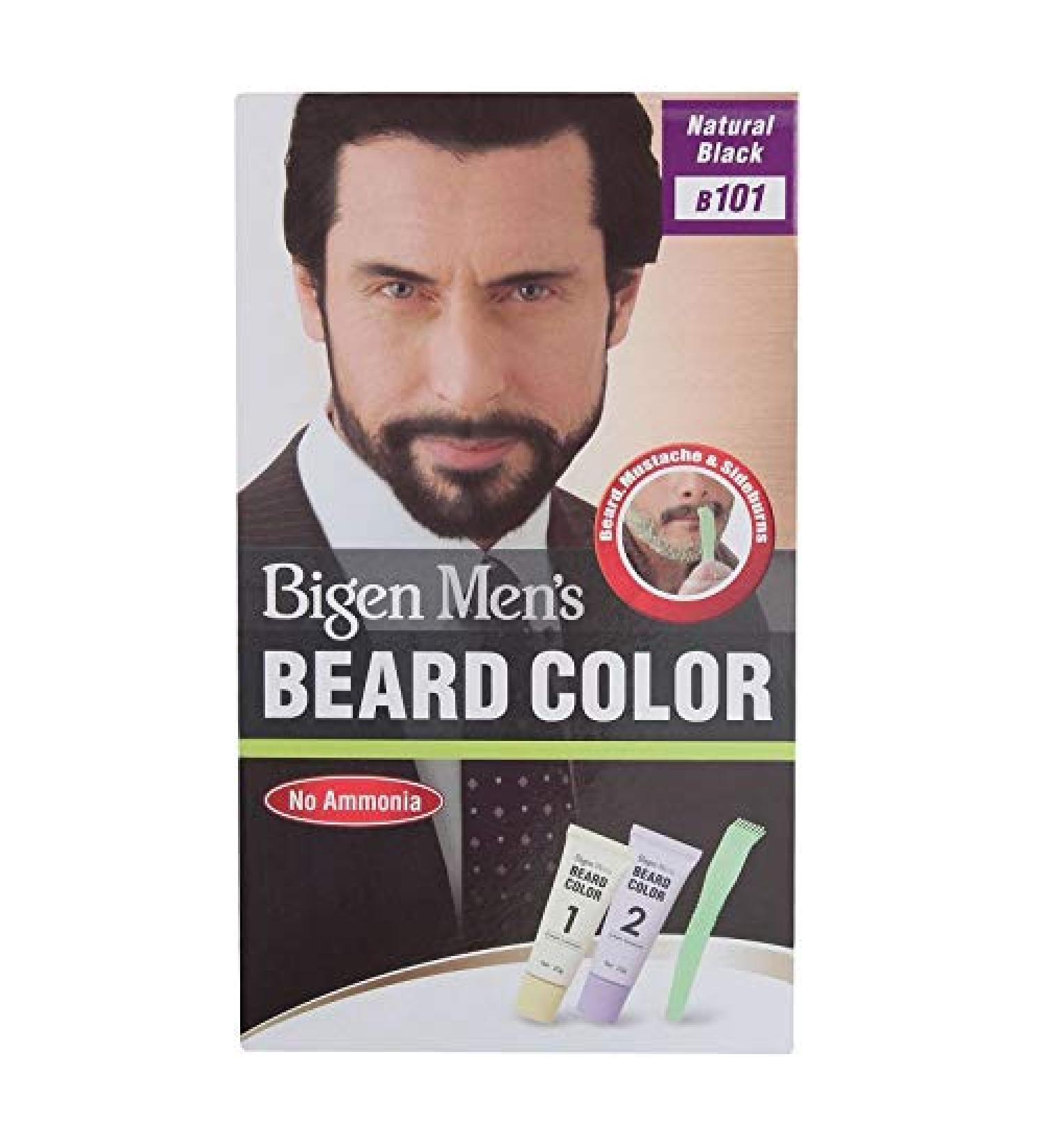 Bigen Men's Beard Color Cream Natural Black B101