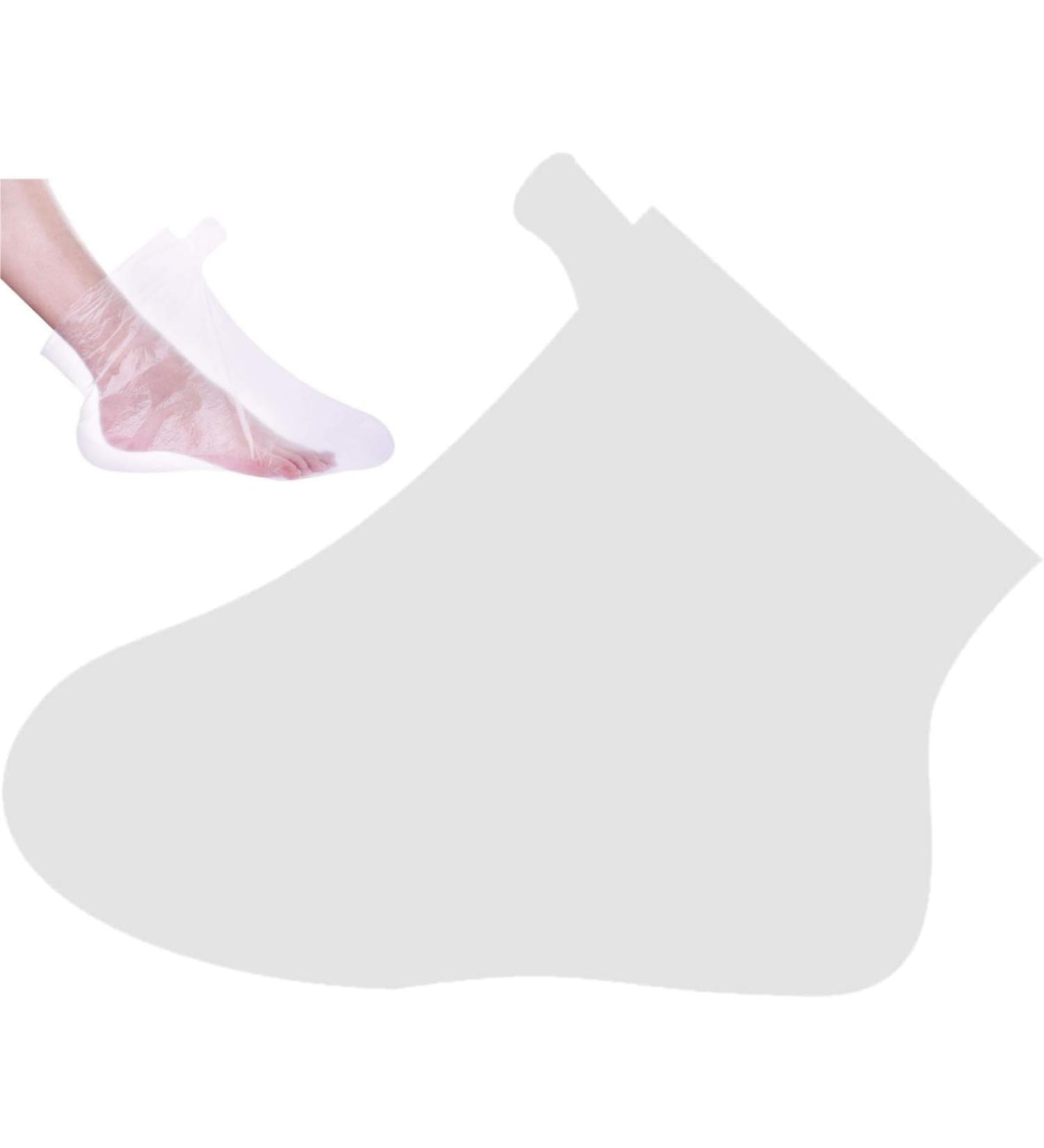200PC Foot Foil & Mask Covers | Moisturizing Foot Care Socks for Paraffin Treatments | Premium Pedicure Accessories - Buy Online on GoSupps.com