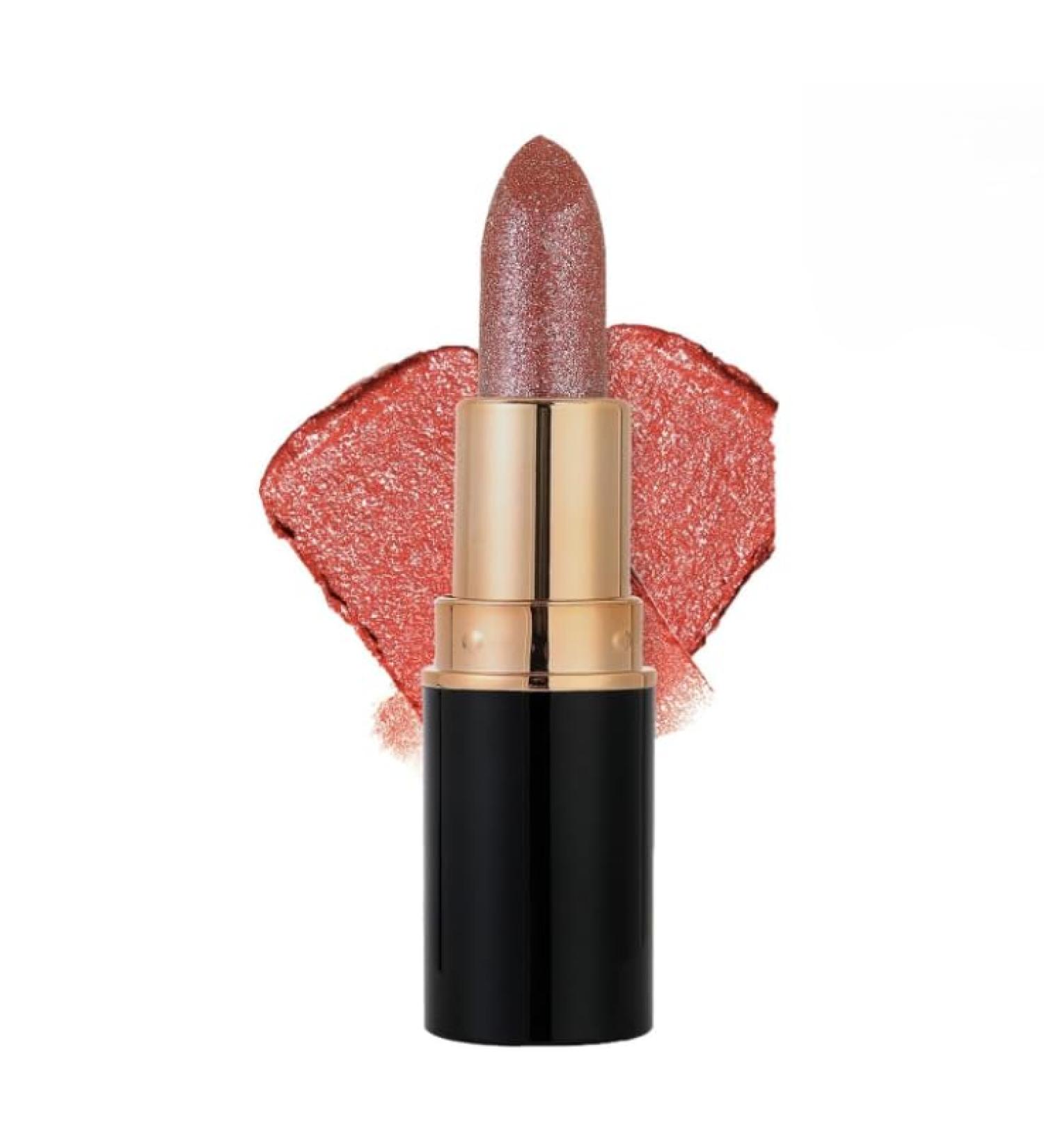  Mciluyaiio Shiny Diamond Lipstick for Women Shiny Nude Shiny Lip Gloss Water Resistant Smudge Resistant and Non-stick (04# 1) - Buy Online on GoSupps.com