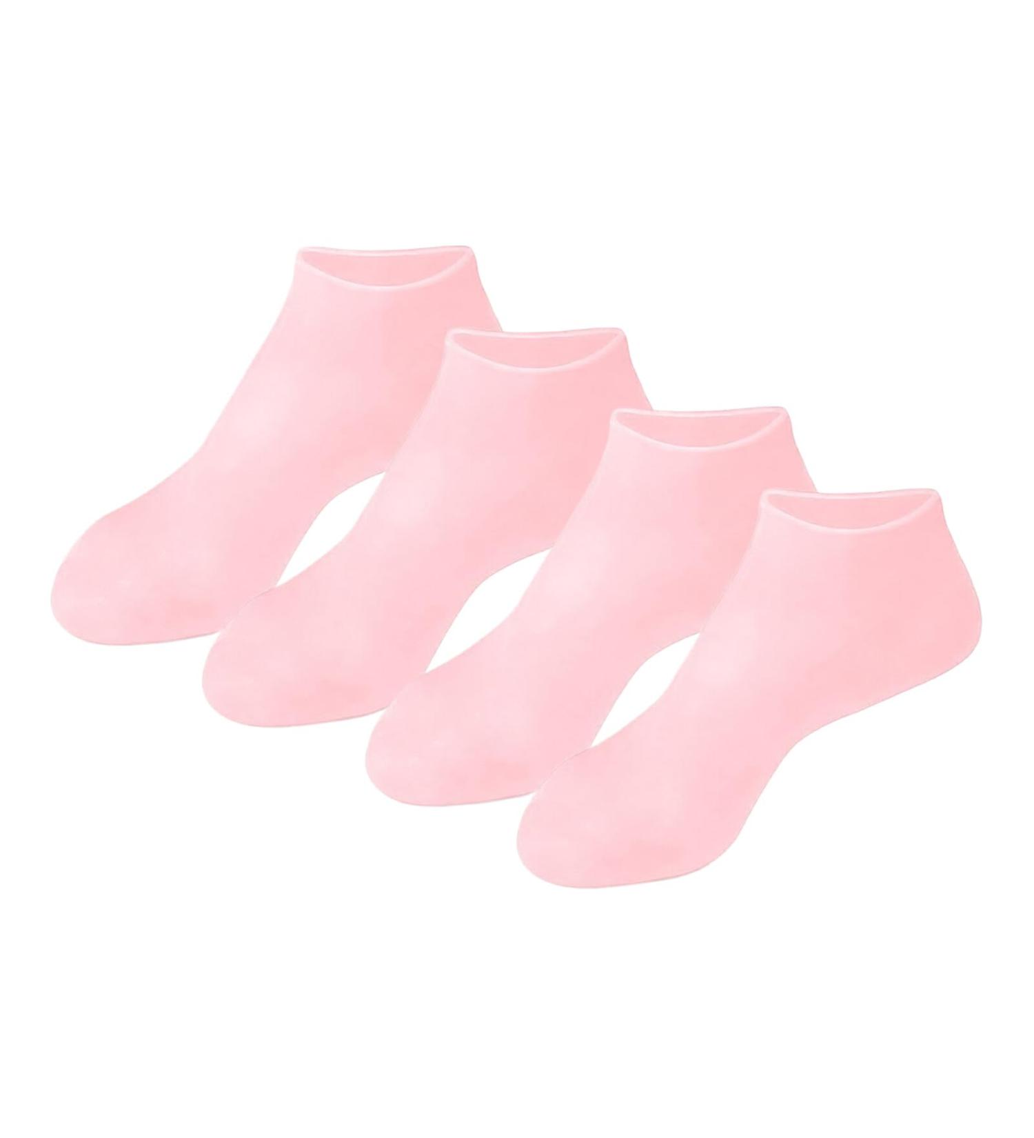 BEALIFE 2a of Exfoliating Foot Care Tools for Silky Soft Feet Solution Silica Gel Moisturizing Socks Silicone Socks Pink One Size fits All Pink One size fits all - Buy Online on GoSupps.com