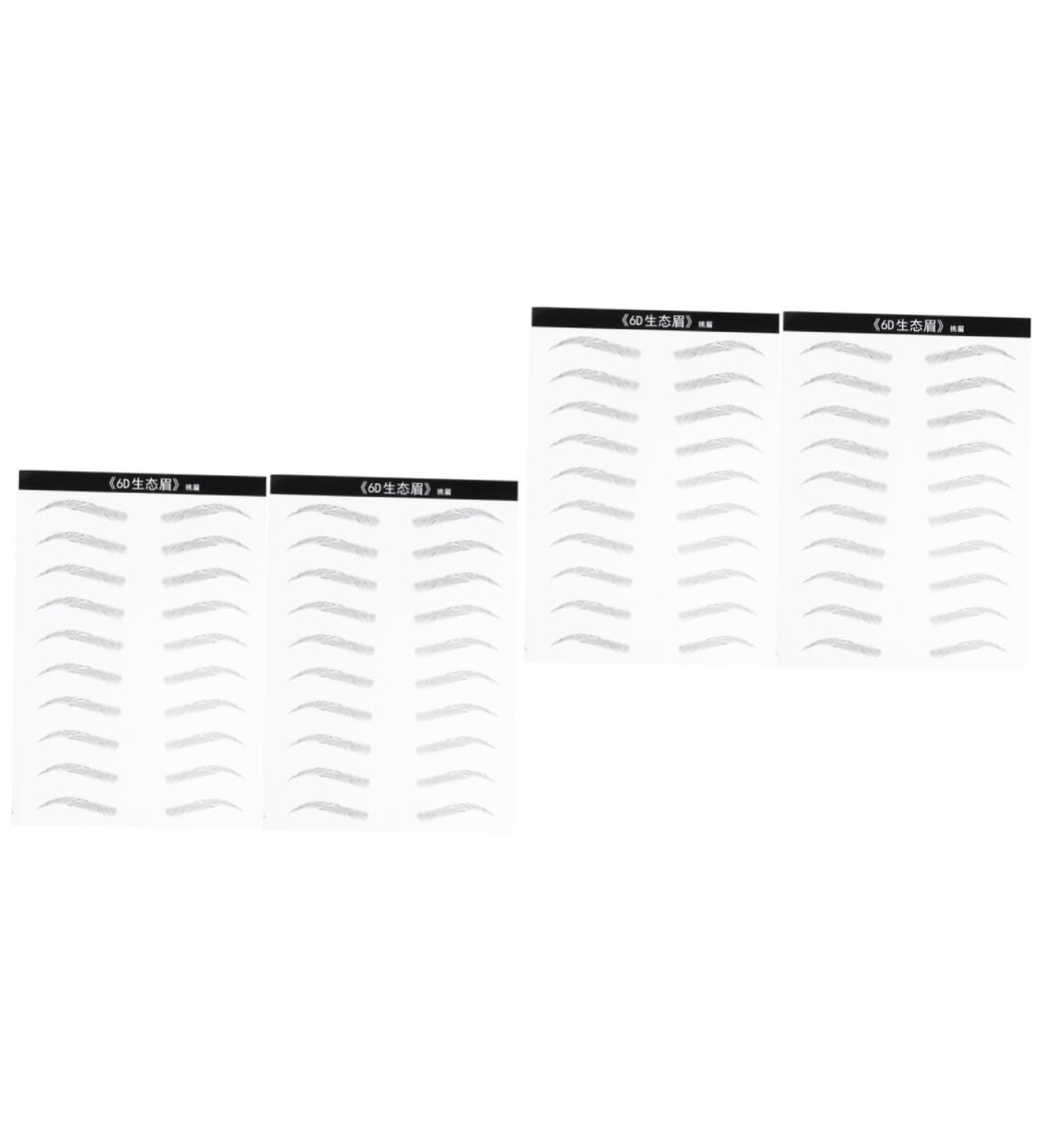 POPETPOP 4 Sheets Pairs Makeup Stuff Waterproof Sticker Bionic Eyebrow Eyebrowsb Supplies The Lazy 6d Modify - Buy Online on GoSupps.com