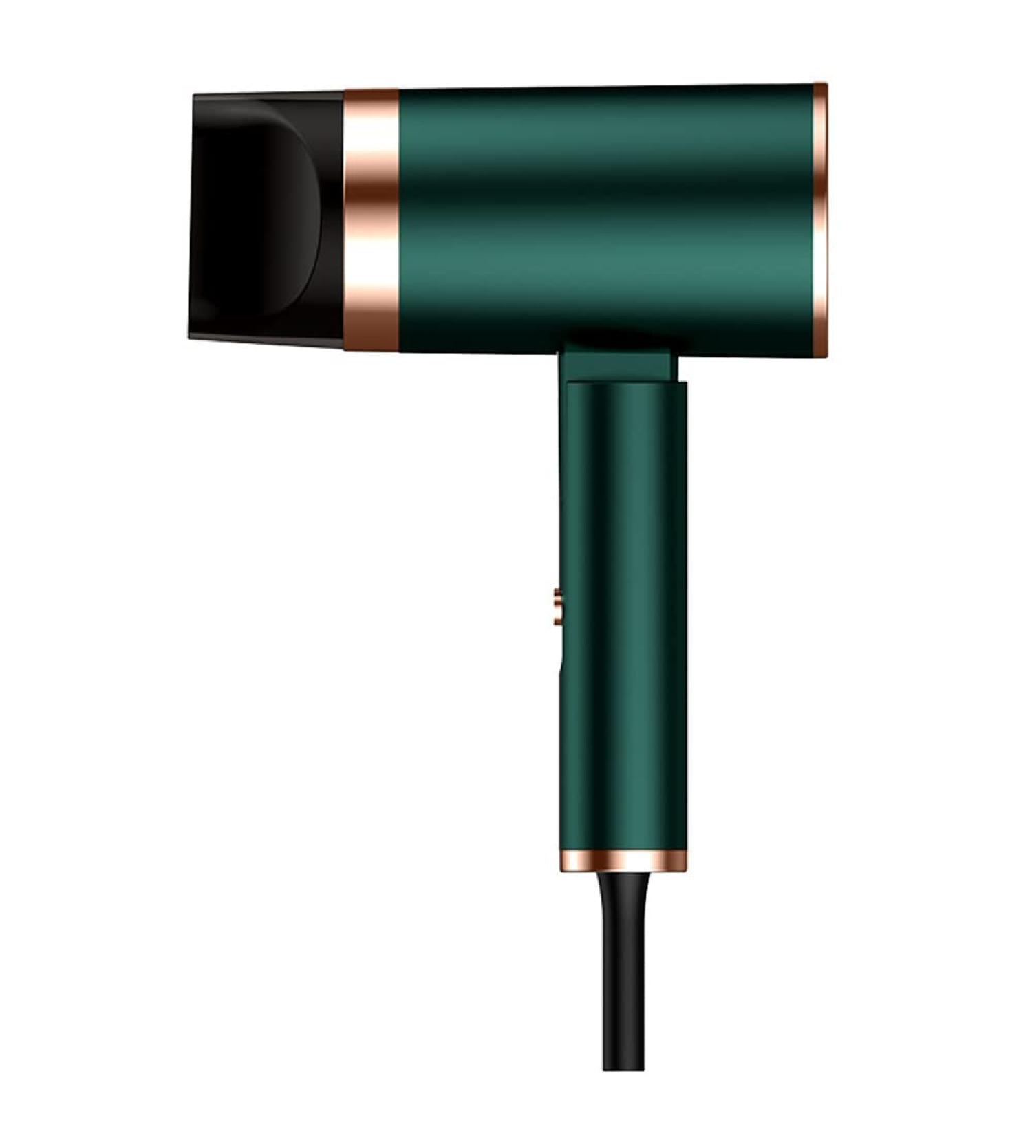Professional Hair Dryer 800W Powerful Motor Fast Drying Ionic Hair Dryer Folding Handle Lightweight & Portable with 3 Heat and Speeds Setting with 1 Wind Nozzle for Multi Women Man Hairstyles Pink Green - Buy Online on GoSupps.com