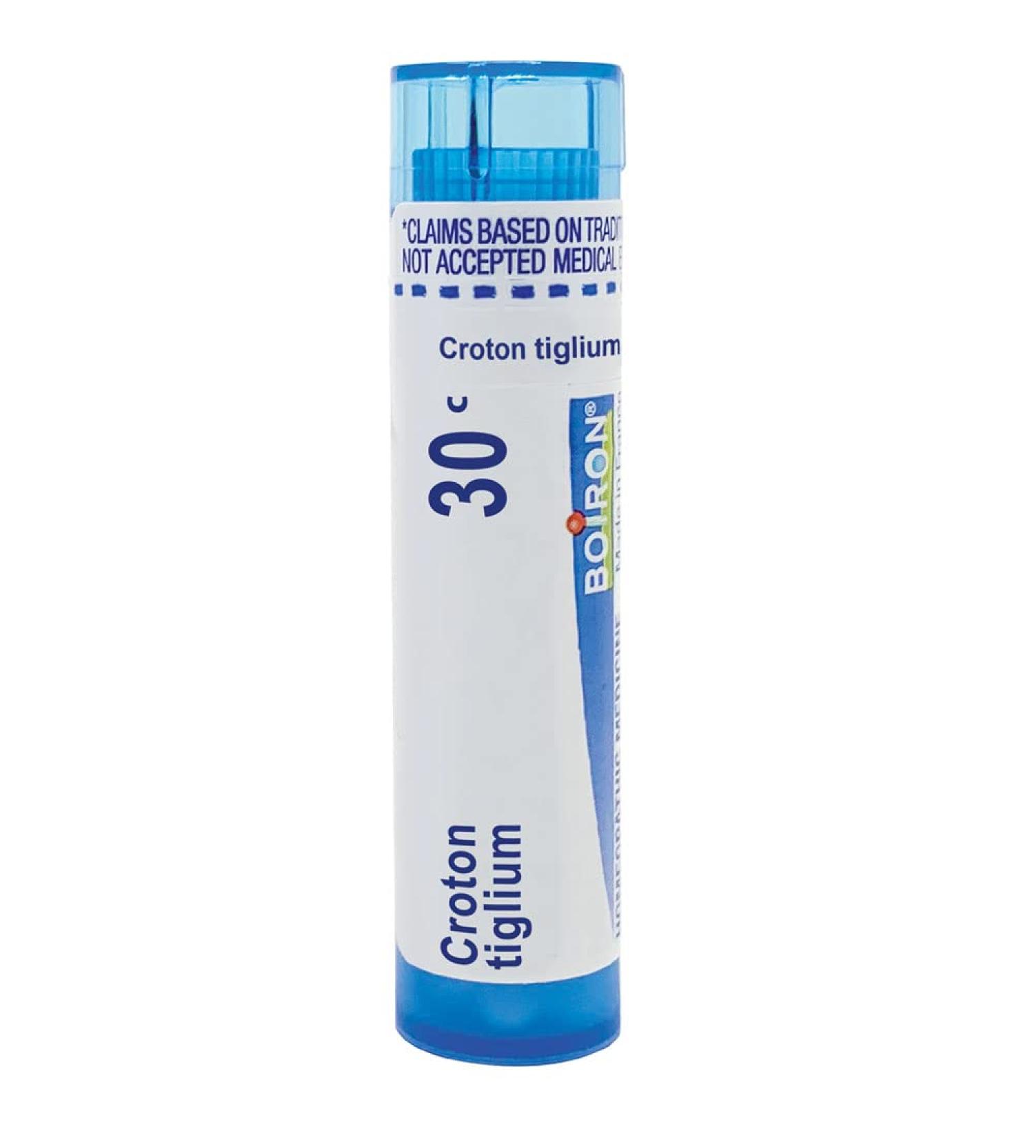 Boiron Croton Tiglium 30C - Homeopathic Medicine for Itching Relief | 80 Pellets | Fast Shipping Worldwide - Buy Online on GoSupps.com