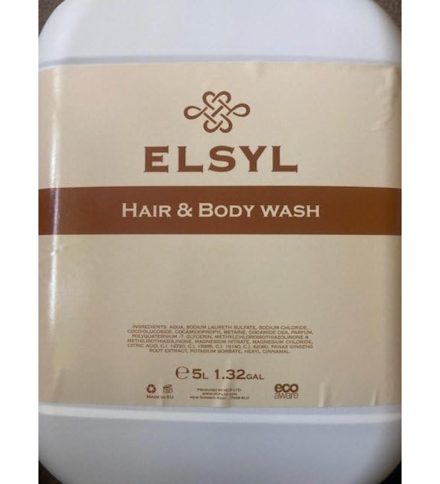 Hair & Body Wash - 5lt Refill - Elsyl - 5 Litres - Home - Leisure - Hotels