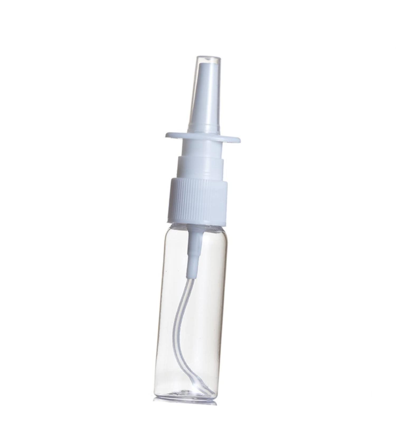 FOMIYES 10pcs Plastic Spray Bottles Set - Cosmetic, Nasal Wash, Lotion Pump, 13x2.5cm Transparent Blue Glass - Buy Online on GoSupps.com