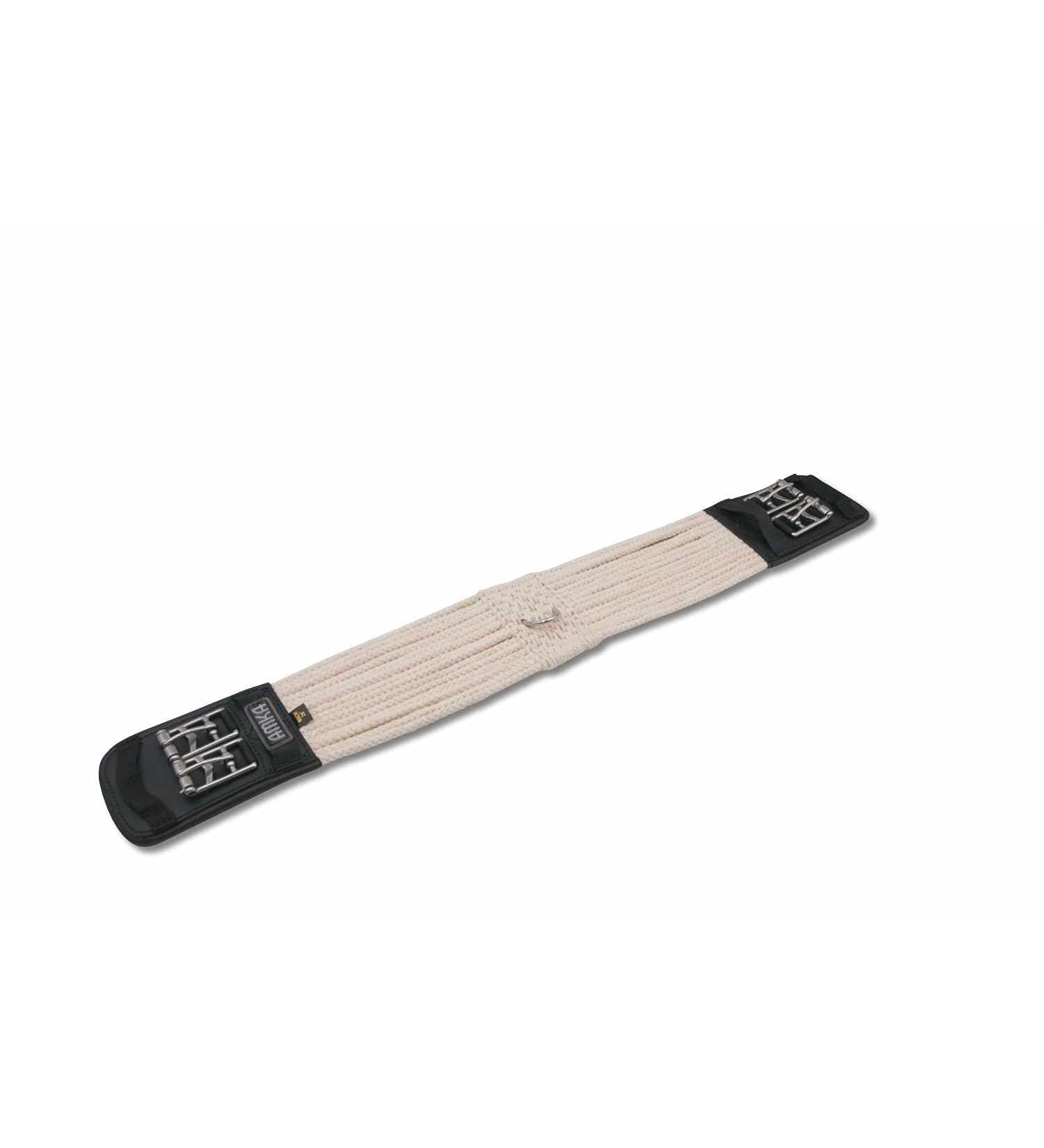 AMKA PRO Dressage Saddle Girth - Natural Cotton Cord Girth 45 | Premium Quality for Equestrian Excellence - Buy Online on GoSupps.com