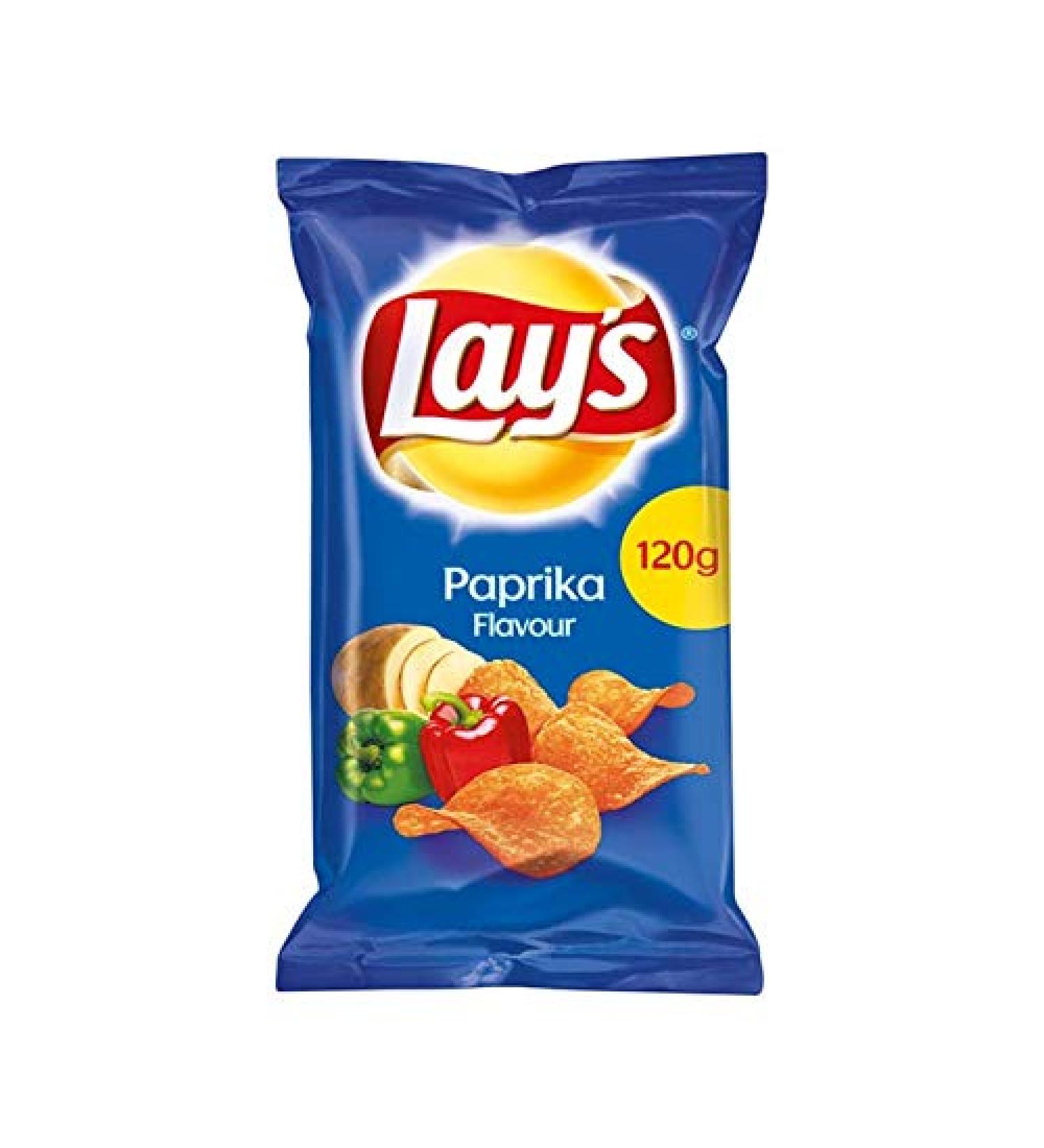 Lay's Bellpeper Chips | Lay's | Paprika Chips | Total weight: 120 g