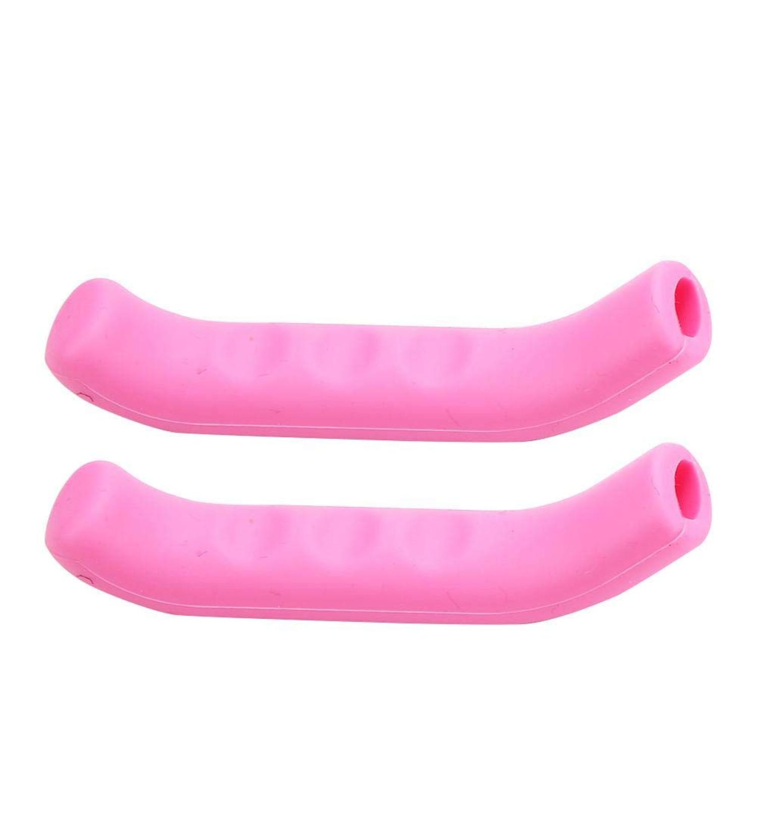 Bicycle Brake Lever Cover - Dark Pink Silicone Protector Grips for Cycling - Buy Online on GoSupps.com