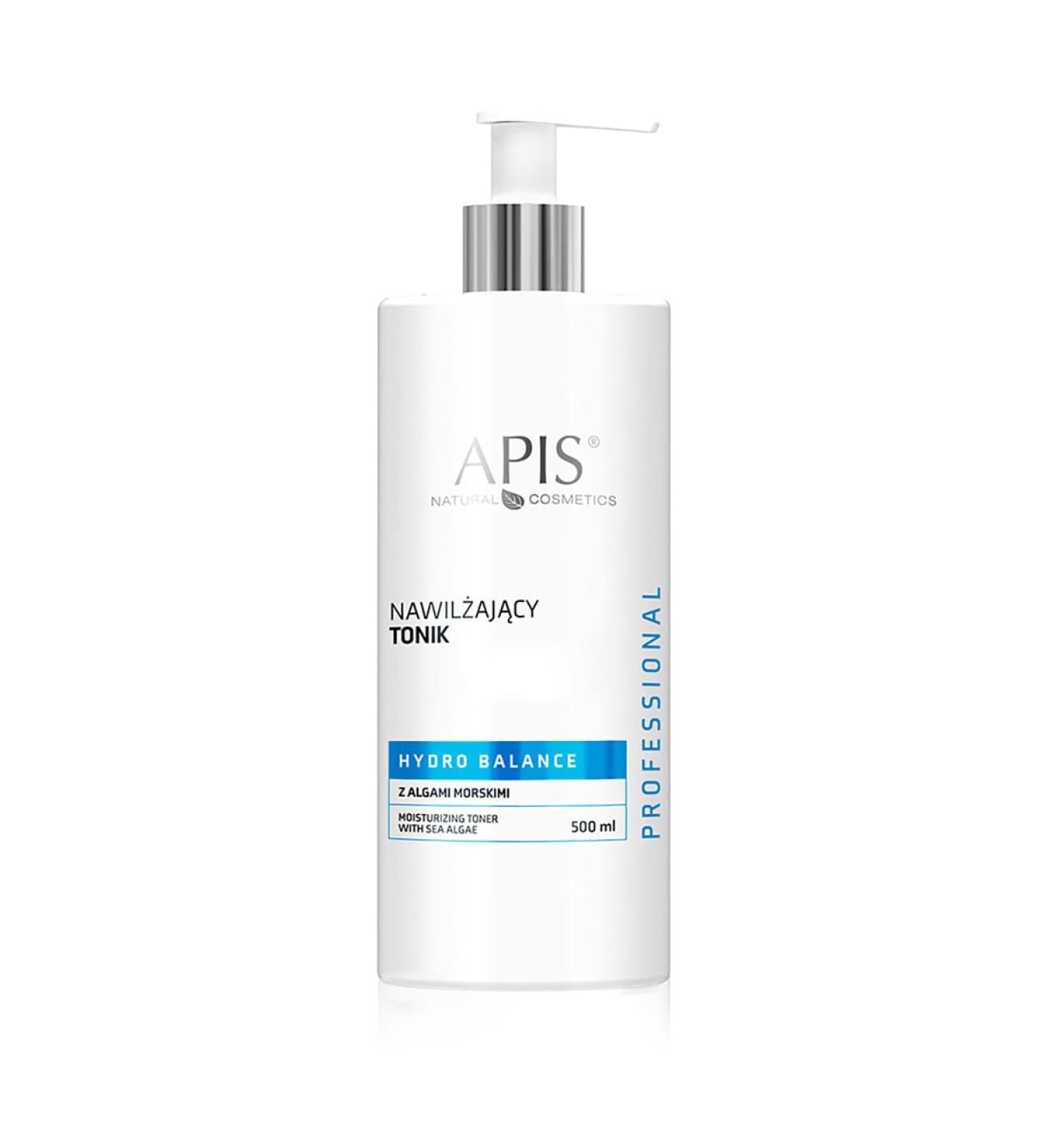Bee APIS Hydro Balance Hydrating facial water with sea algae aloe vera and mimose Intensive and lasting hydration 500 ml