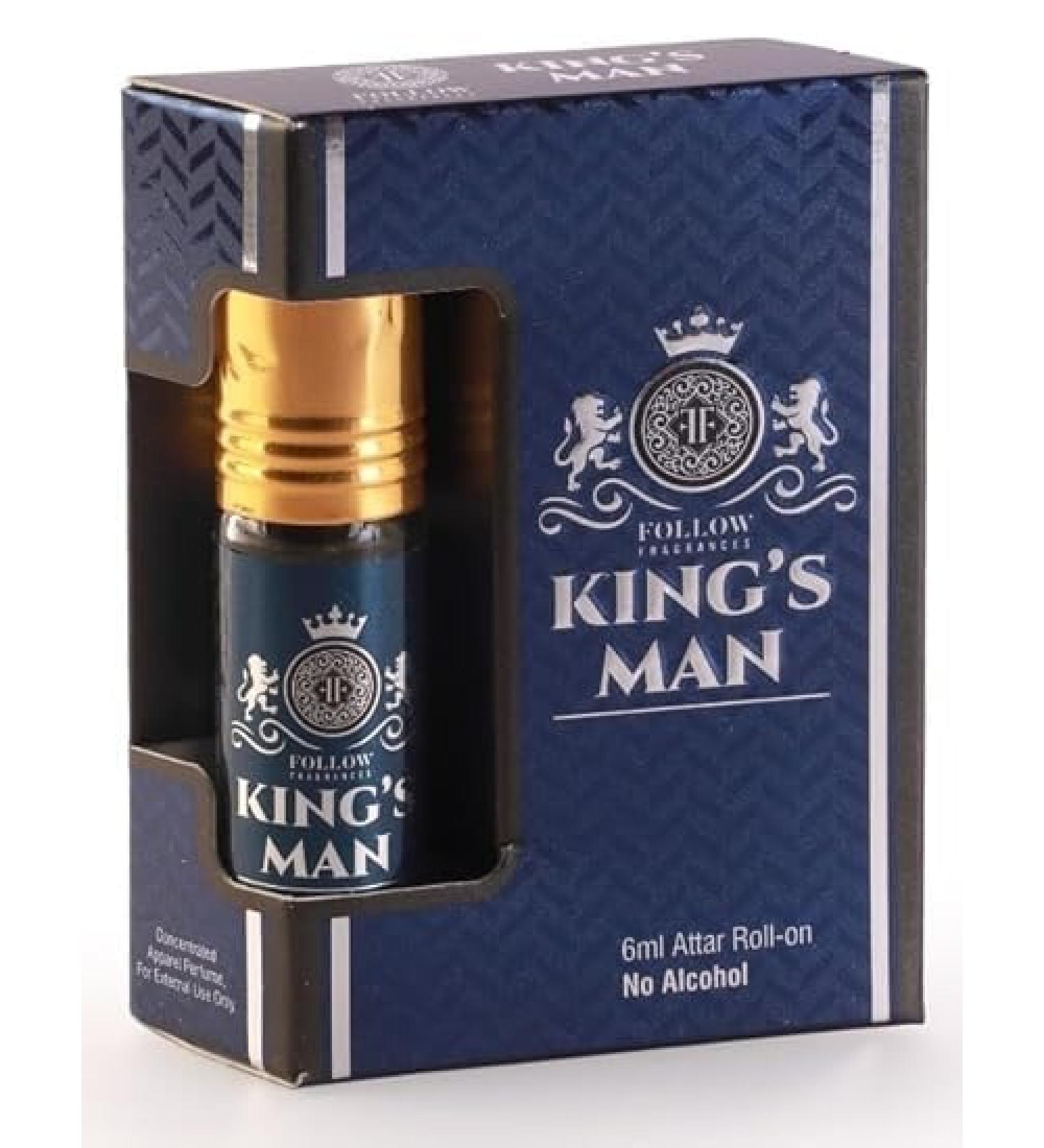 King's Man Attar Roll-on 6ml Unisex Arabic Fragrance - Buy Online on GoSupps.com