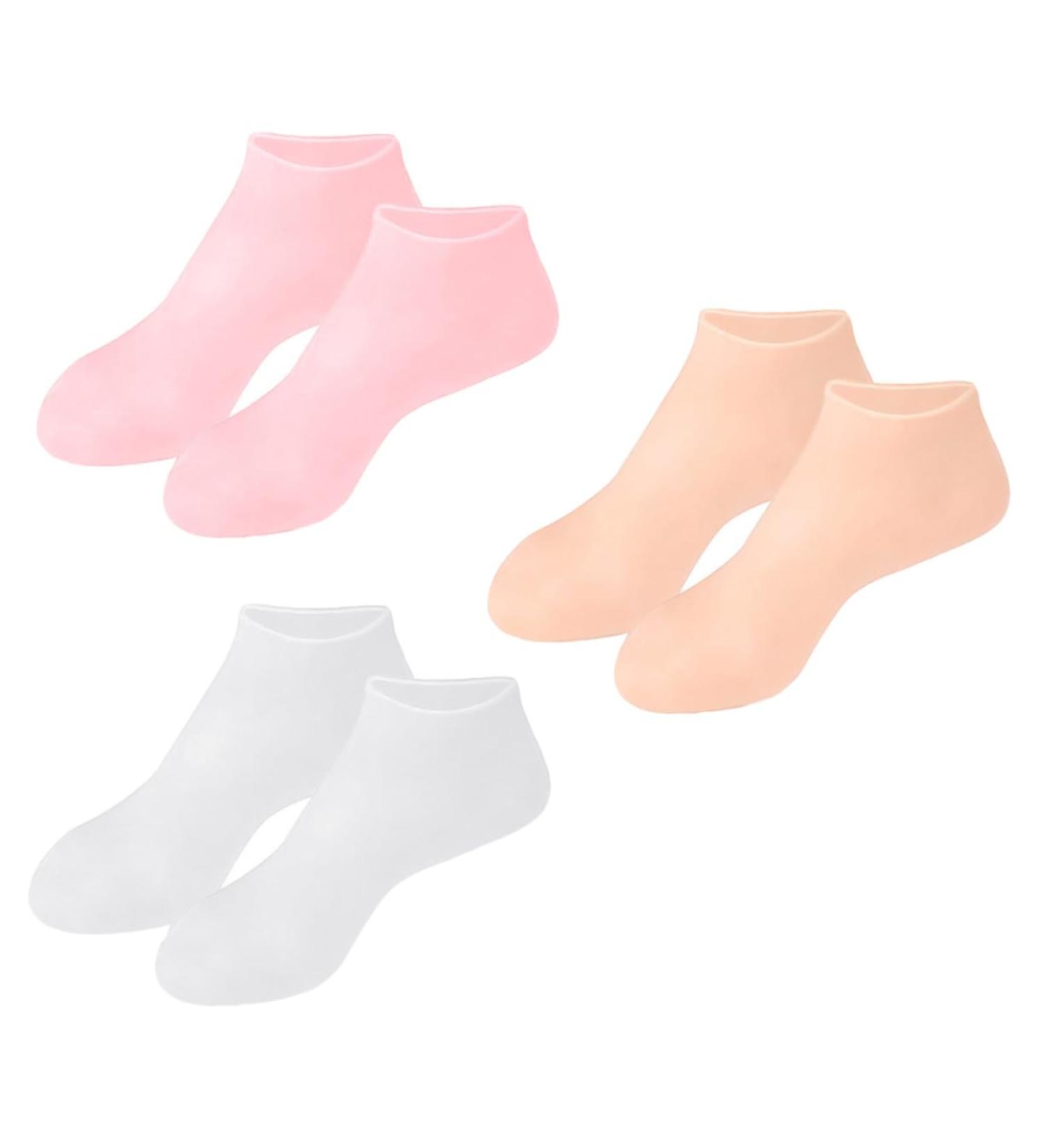PLAFOPE 3pairs Moisturizing Socks High Heel Socks Socks Moisturizing Foot Covers Foot Features Socks for Women Foot Care Socks High Heels Moisturizing Foot Socks Sebs 21x9cm - Buy Online on GoSupps.com