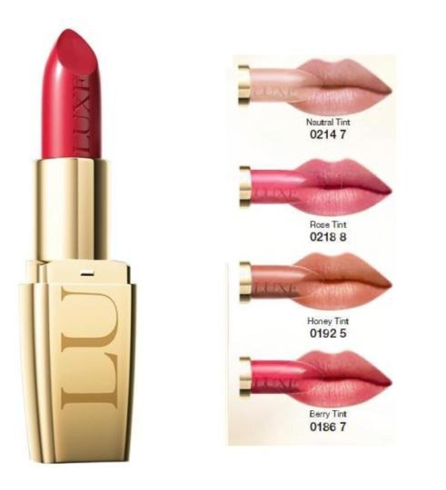 Avon Luxe tinted lip balm with a hint of color Rose Tint