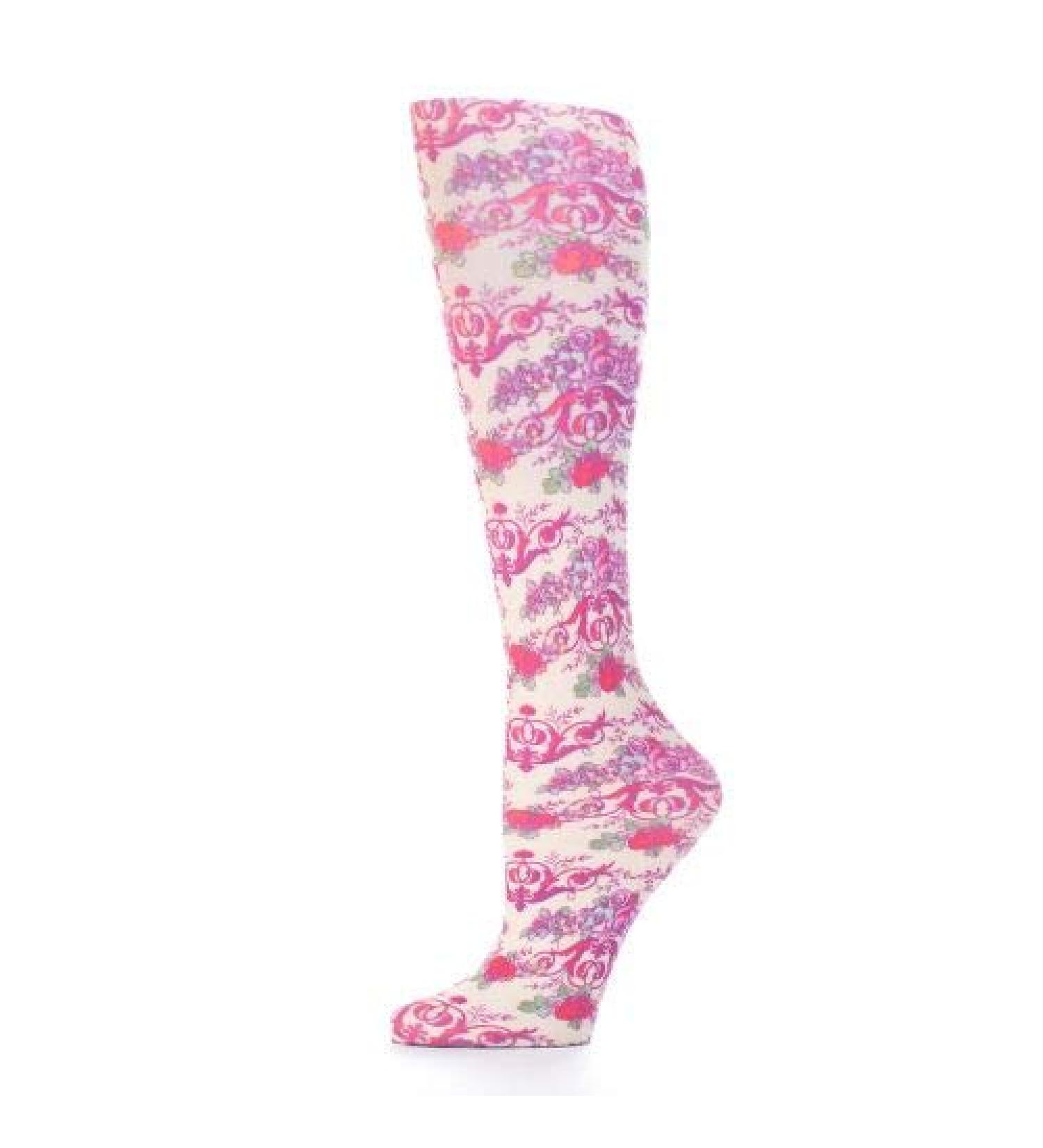 Red Moby Celeste-Stein-CMPS-3-2126 Womens 20-30 mmHg Compression Sock - Cabaret Purple