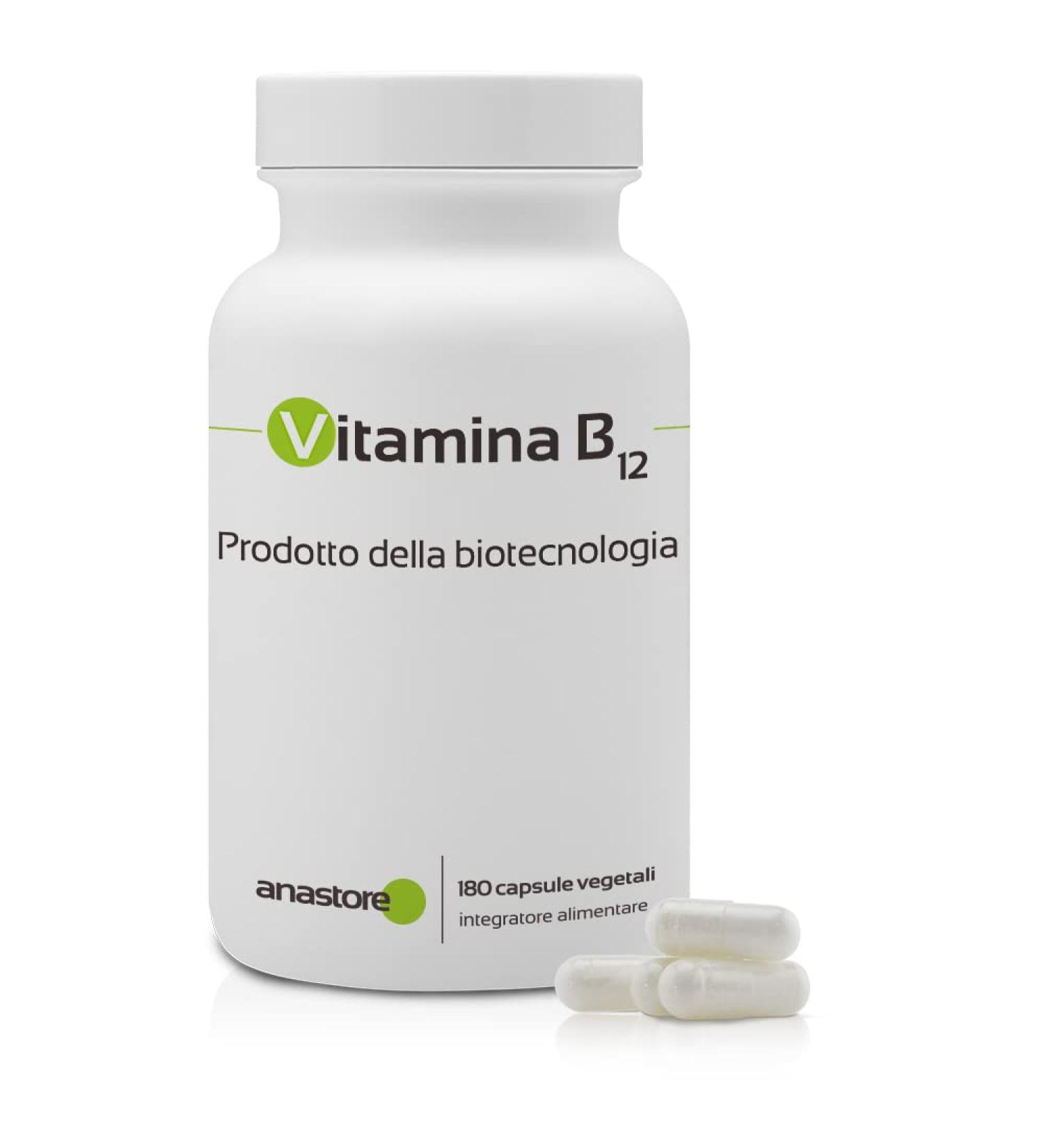 Vitamin B12 * 1000 g / 180 capsules * Energy (fatigue) * Satisfied Guarantee or Return * Made in France - Buy Online on GoSupps.com