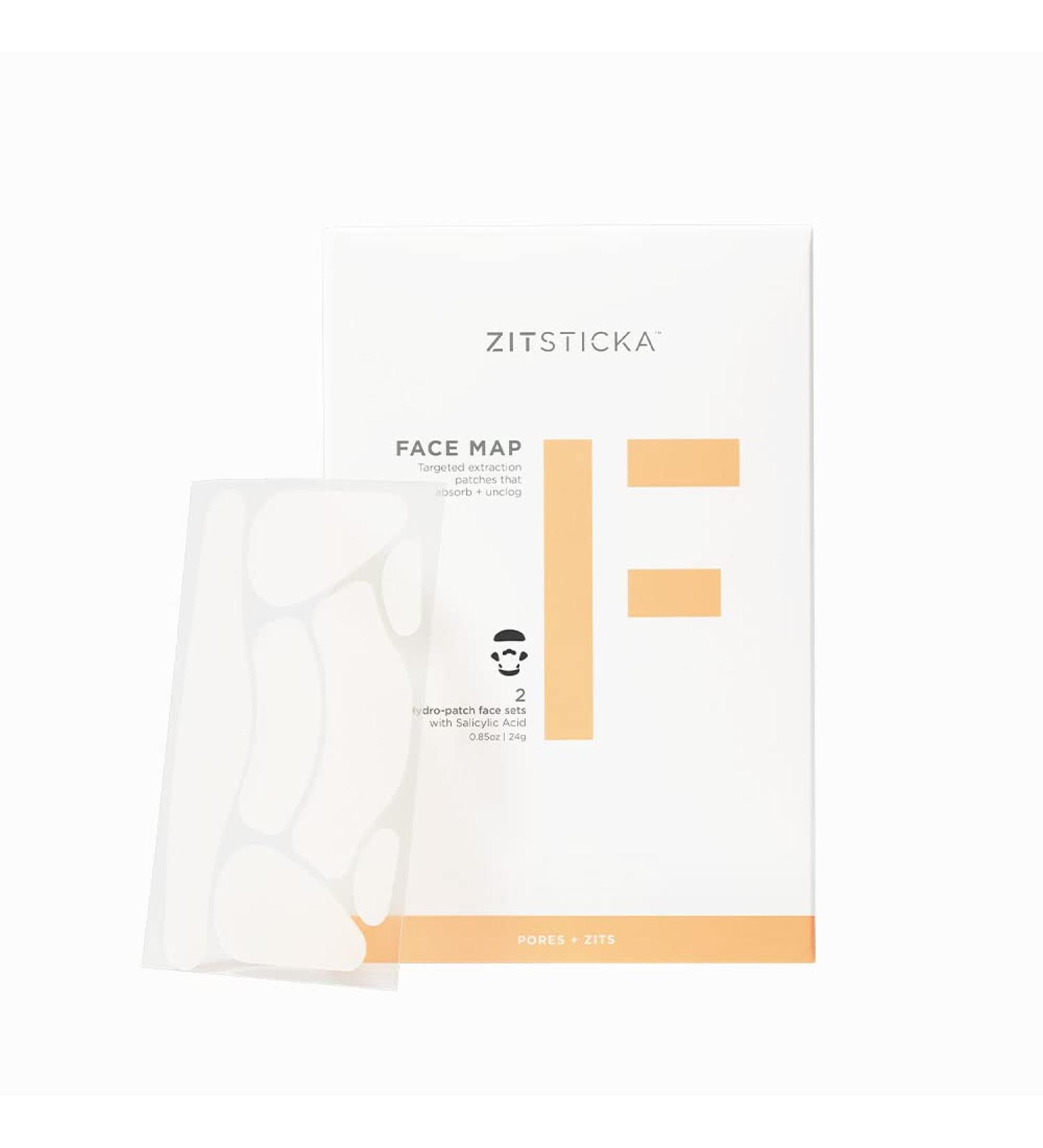 ZitSticka Hydrocolloid Pimple Patches - 2 Pack for Face T-Zone Coverage | Oil Absorbing & Pore Unclogging Zit Stickers - Buy Online on GoSupps.com