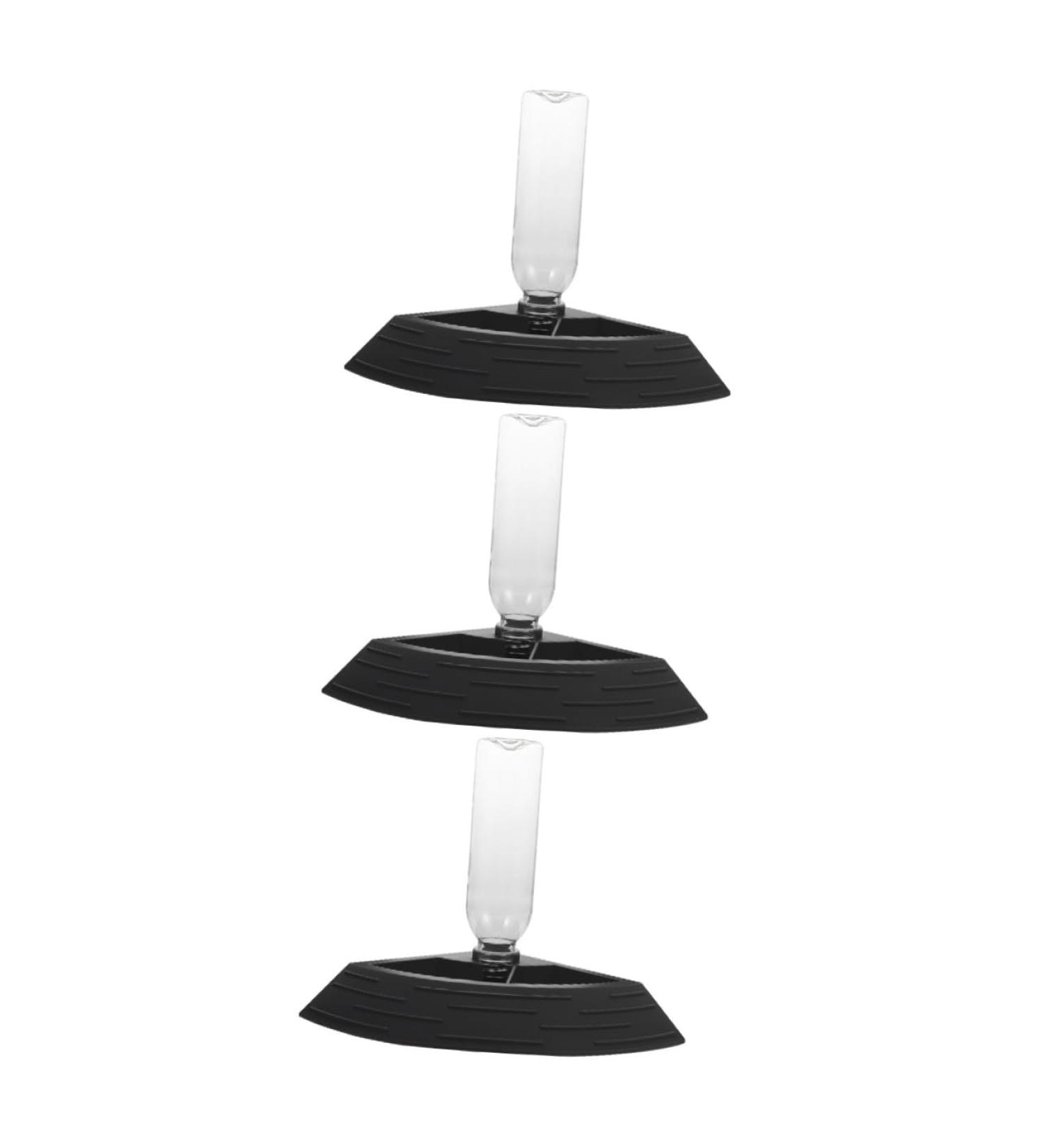BESPORTBLE 3pcs Turtle Drinker Reptile Water Feeder Terrarium Reptile Automatic Water Dispenser Plastic Black 17X17X3.5CMx3pcs Blackx3pcs - Buy Online on GoSupps.com