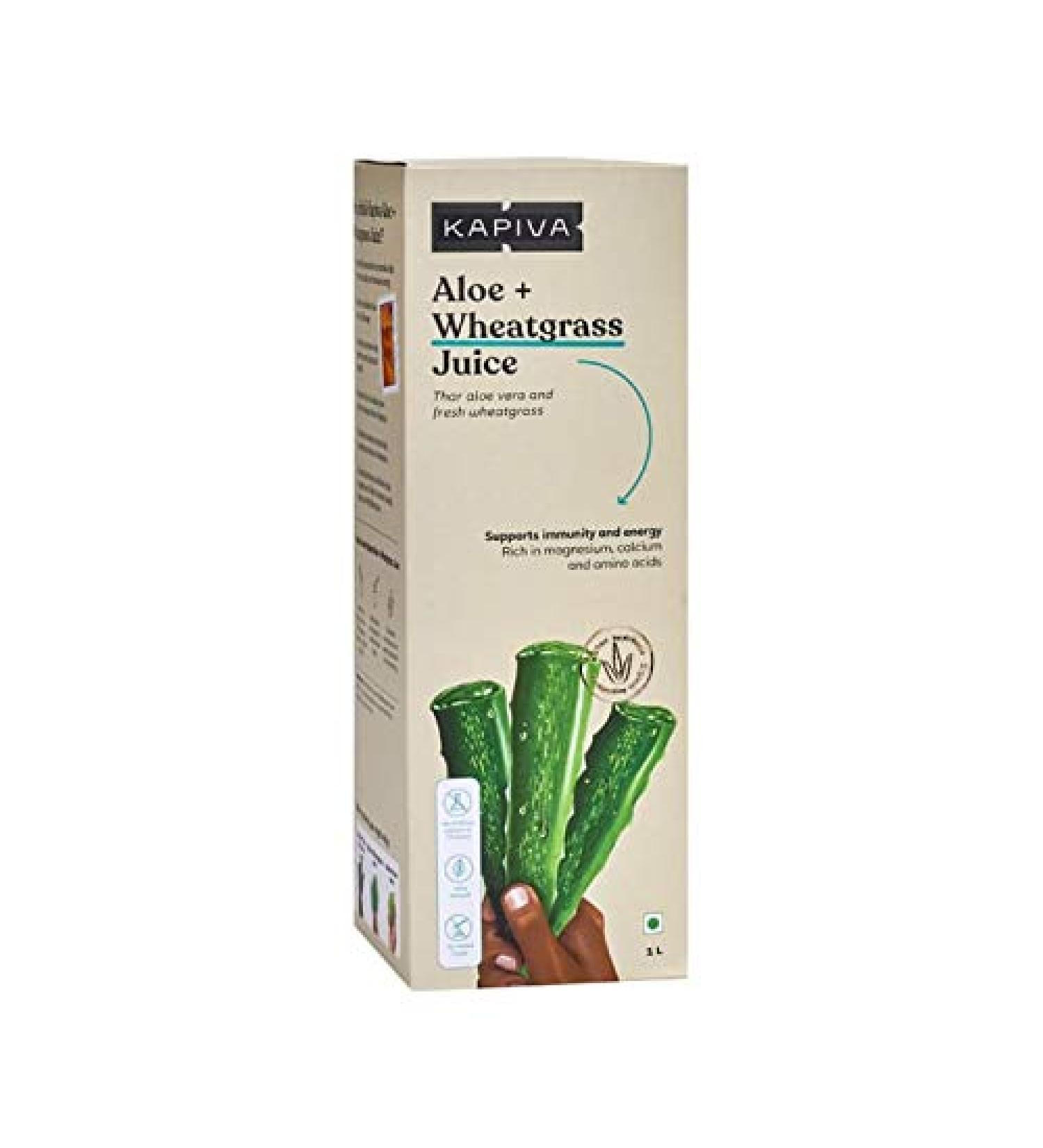 Aloe Vera + Wheatgrass Juice-1L