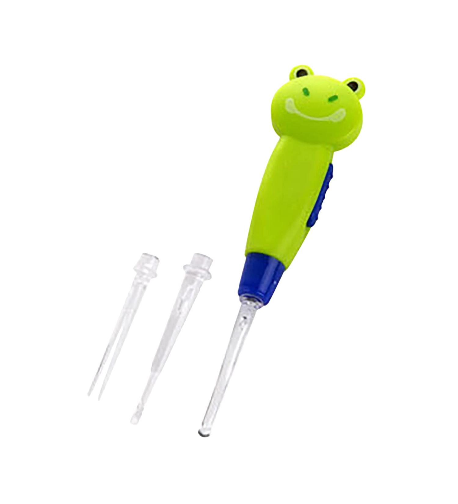 GserGdK LED Lighting Earwax Remover Tool - Luminous Earplugs Cleaning Kit for Adult Children Baby - Green - Buy Online on GoSupps.com
