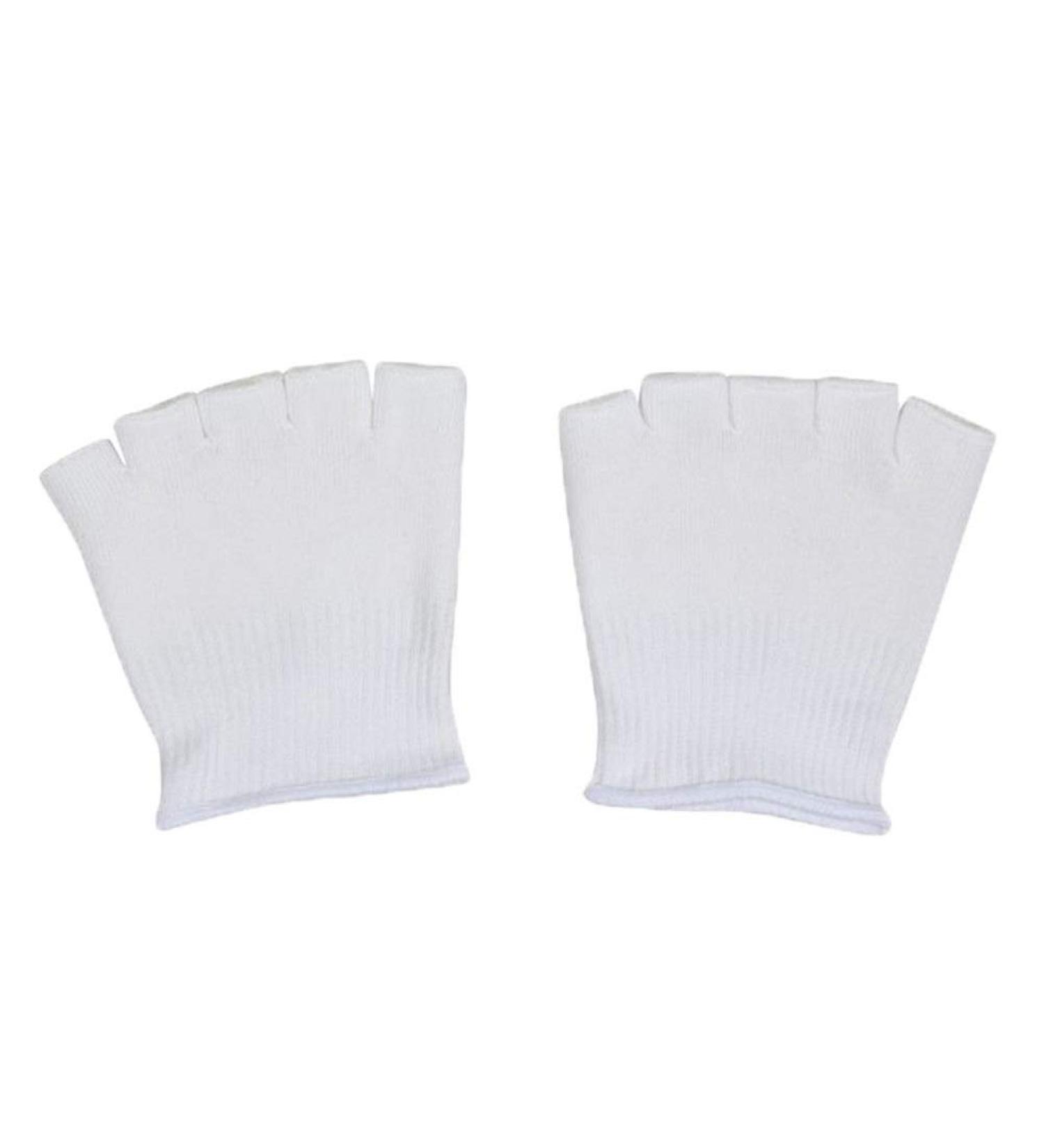 Xilinshop Spa Socks - Comfy Gel Moisturizing Socks for Foot Spa Relaxation & Cracked Skin Care | Open Toe Soft Separator - 1 Pair - Buy Online on GoSupps.com