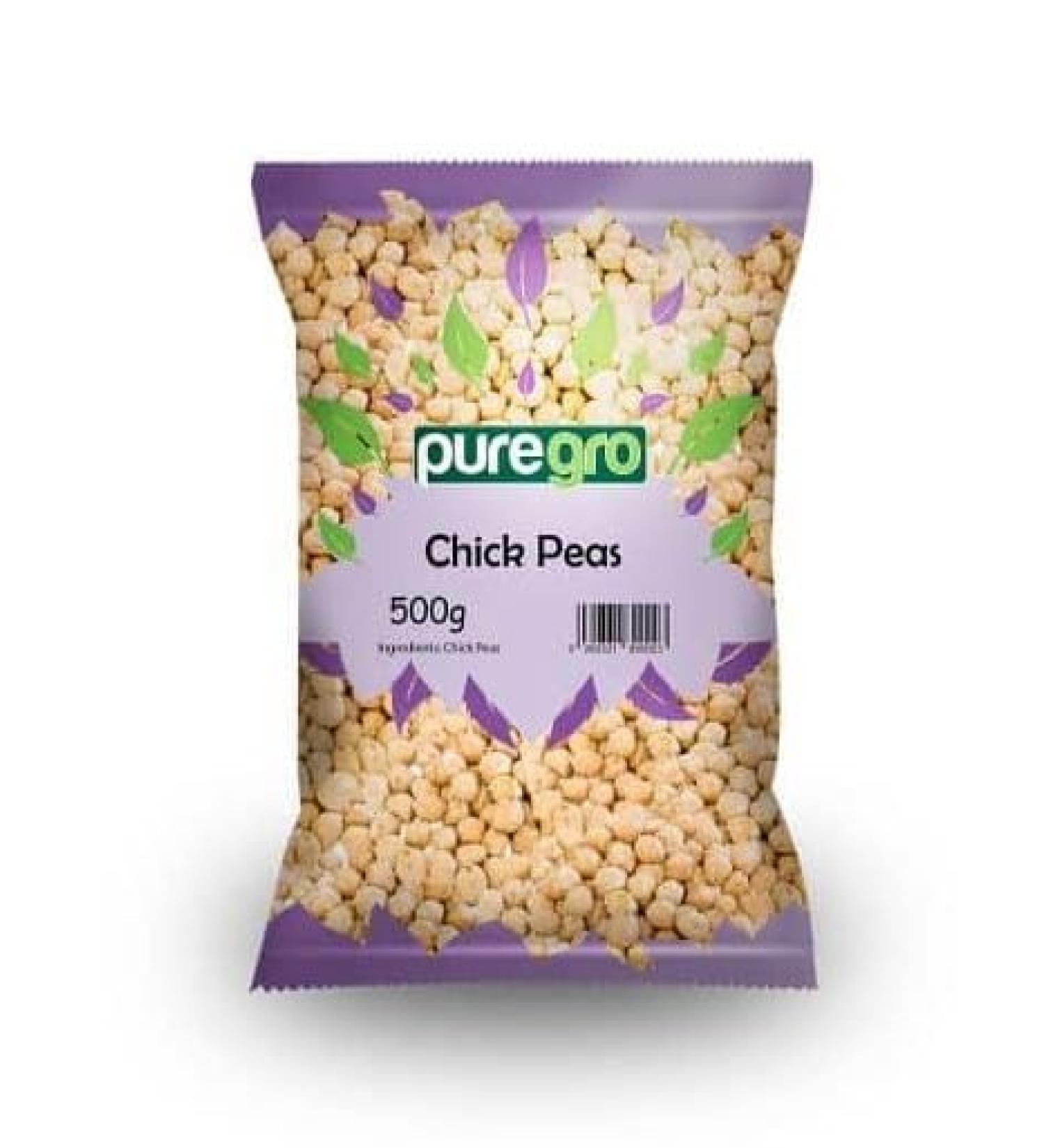 Puregro Chick Peas (KABULI CHANA) 500g - Buy Online on GoSupps.com