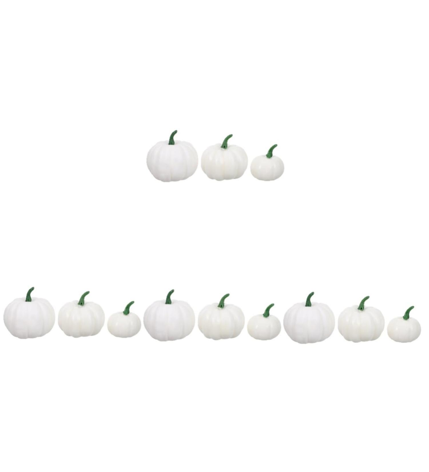 Garneck 24 Pcs Foamy White Pumpkin Halloween Decoration Halloween Prop Pumpkin Decorations Fake Pumpkin Simulation Pumpkin Halloween Pumpkin Photography Prop Artificial Supplies Whitex4pcs 8.5x7.5cmx4pcs - Buy Online on GoSupps.com
