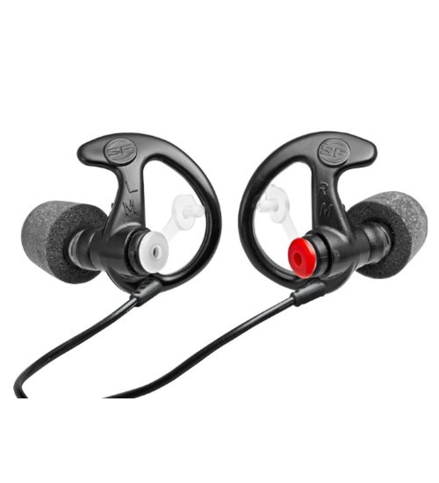 SureFire Sonic Defenders Ultra Filtered Foam-Tipped Earplugs (Box of 25), Black, Large