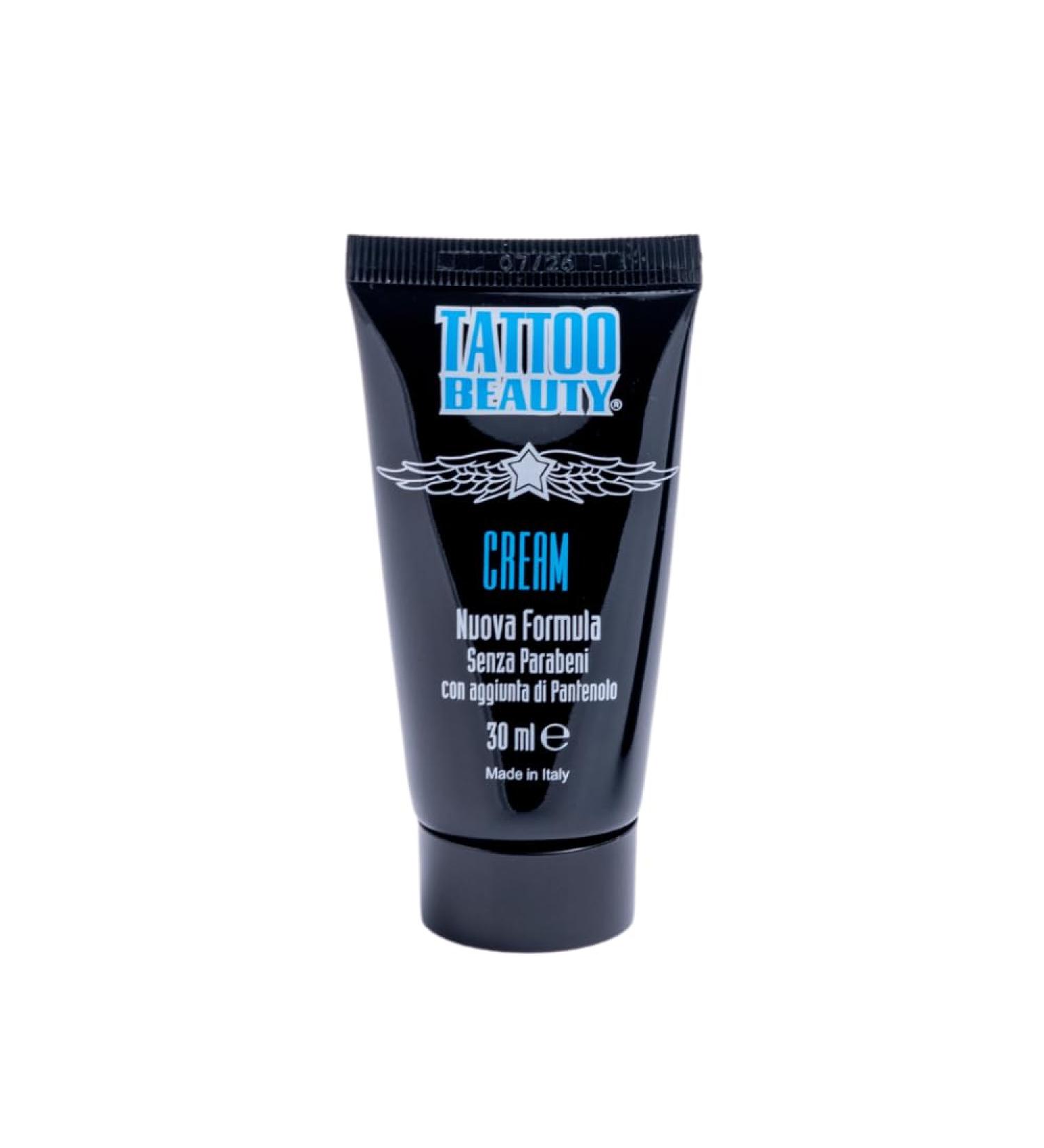 Tattoo Beauty Cream 30 ml Intensive Treatment Paste Body Cream with Panthenol Moisturizing Tattoo Cream that Protects Gives Relief and Regenerates the Skin Preserves the Beauty of Tattoos - Buy Online on GoSupps.com