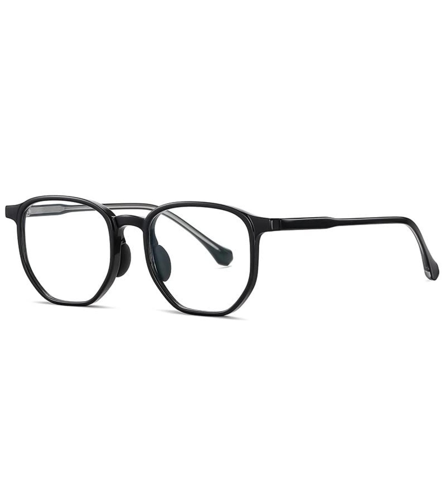 Fuqinqingoz Big Anti-Blue Light Reading Glasses - Light Computer Readers (+100) - Black Flat Lens for Eye Comfort - Buy Online on GoSupps.com
