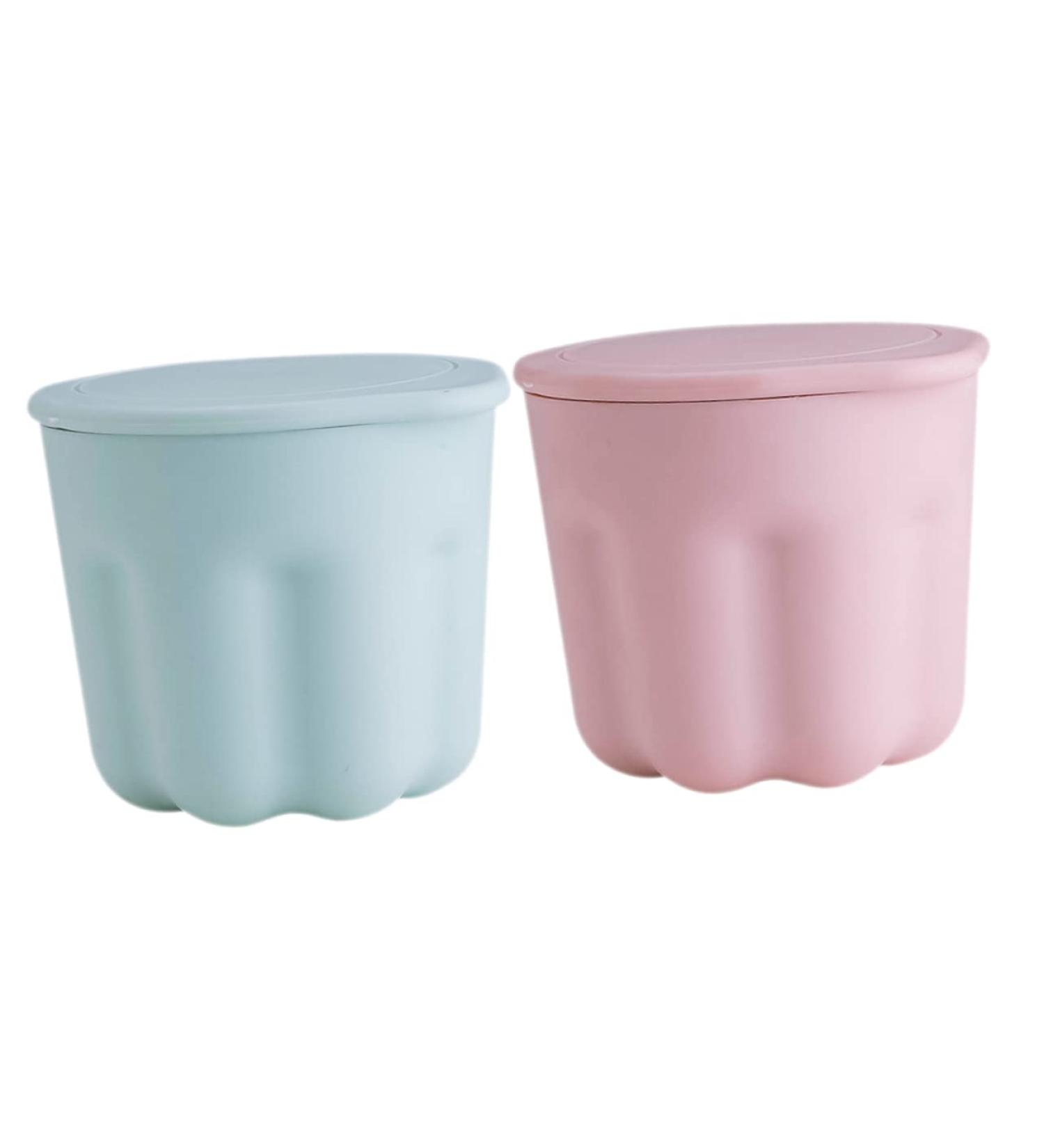 minkissy 2 Sets Pp Washing Bowl Makeup Brush Washing Silicone Gasket Eye Brush Washing Pad Silicone Makeup Brush Rack Makeup Tools Portable Brush Clean Silica Gel Washer medium Sky-blue - Buy Online on GoSupps.com