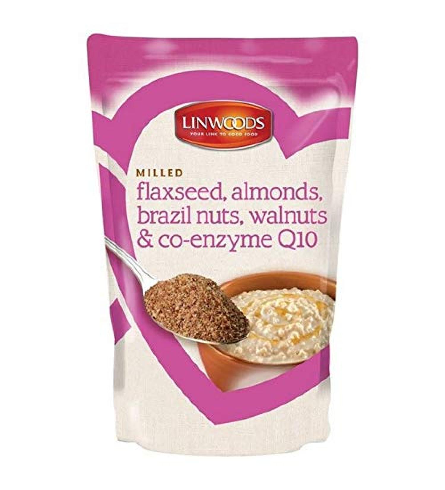 Linwoods Milled CO-Q10 Flaxseed Almonds Brazil & Walnuts 200g