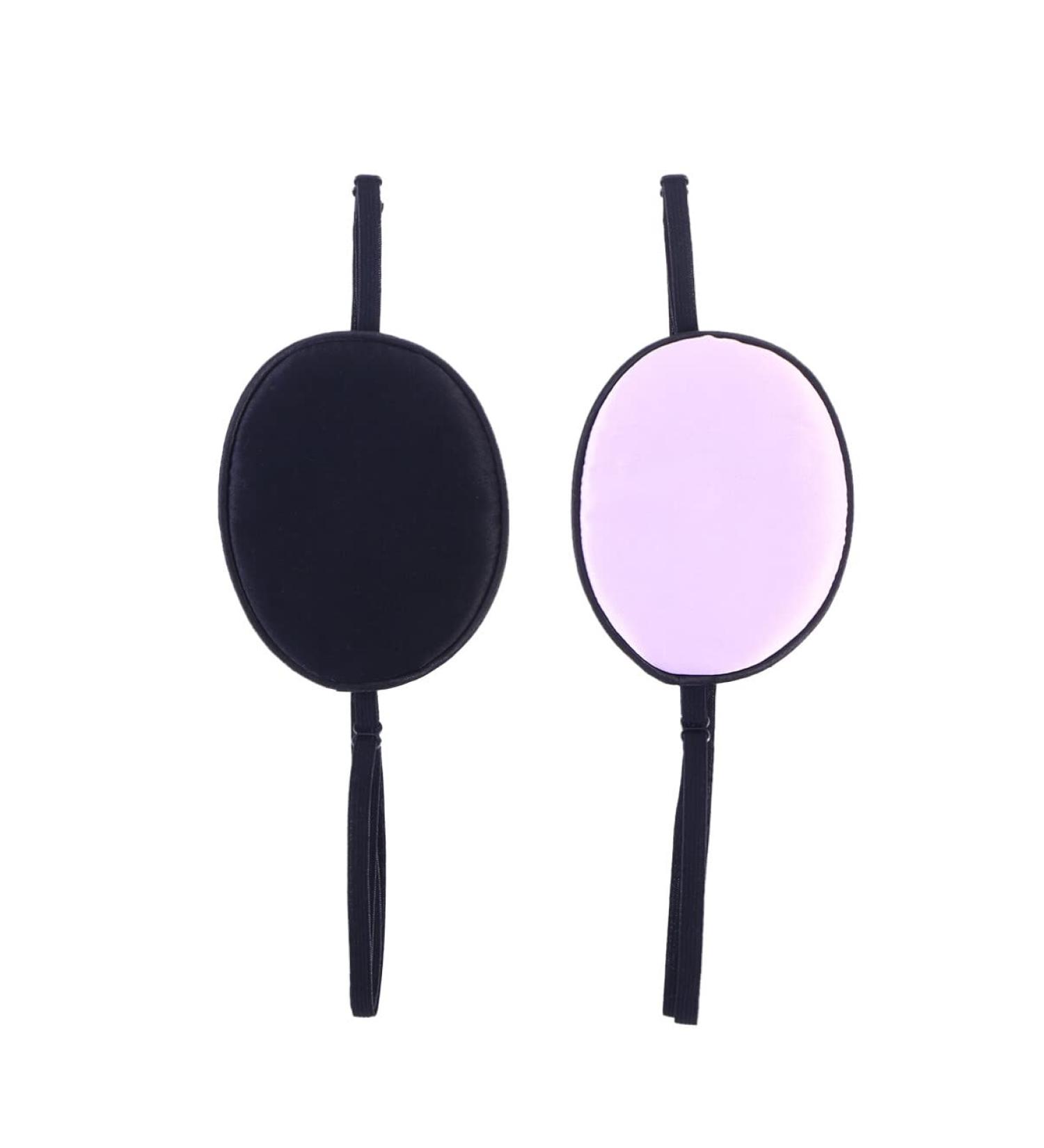 Healifty Silk Eye Flap for Adults - 2-Pack Elastic Lazy Eye Patches for Amblyopia & Strabismus - Buy Online on GoSupps.com
