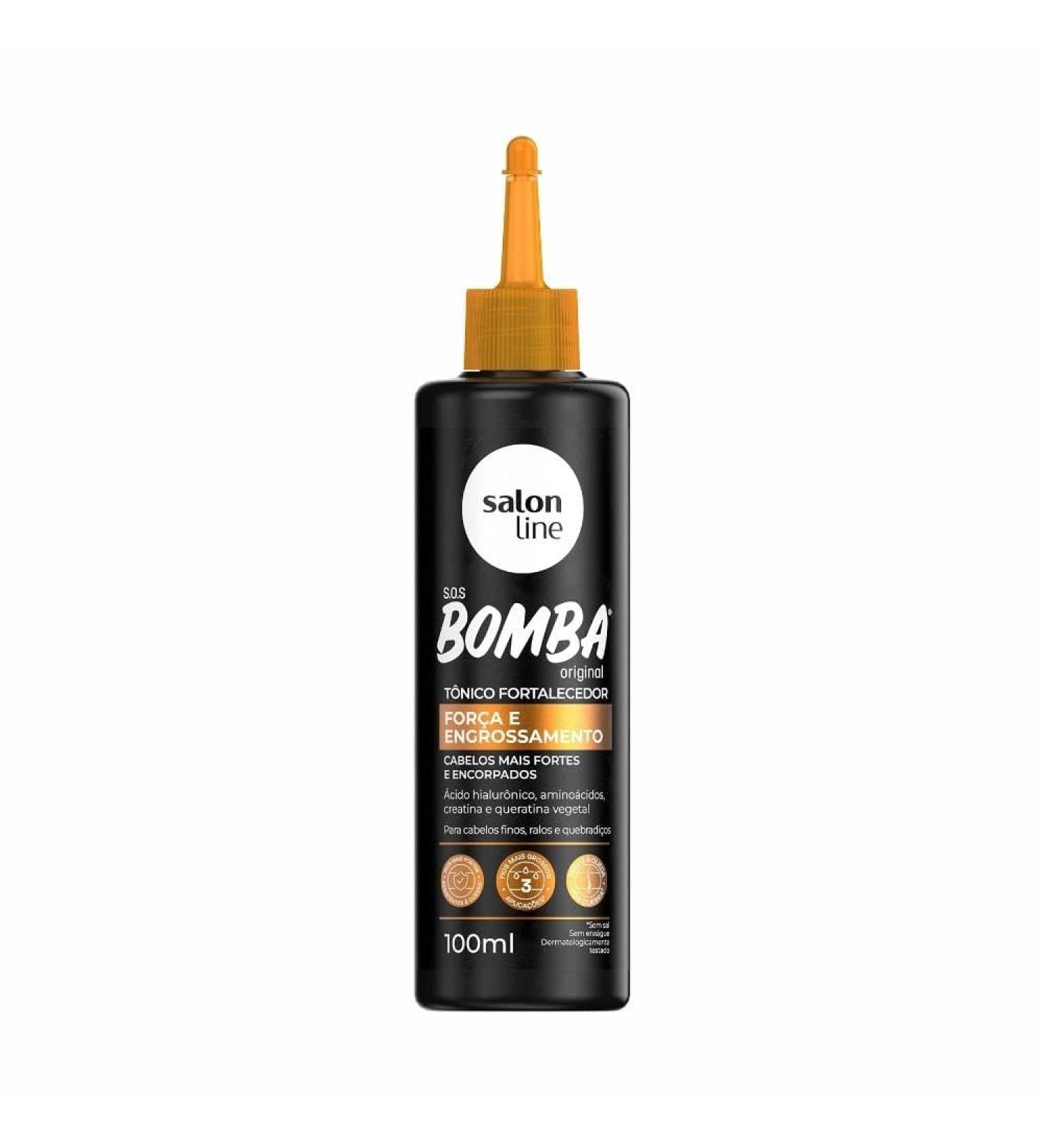 Salon Line SOS Bomba Strengthening Tonic 100ml - Enhance Hair Thickness & Strength | International Shipping Available - Buy Online on GoSupps.com