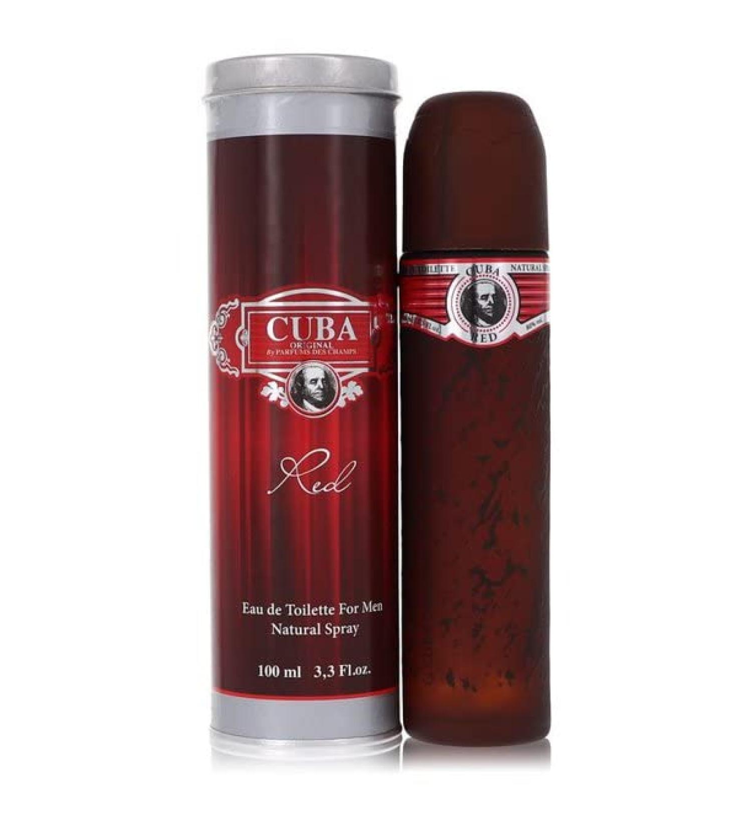 Cuba Red 3.4 Fl. oz. Eau De Toilette Spray Men