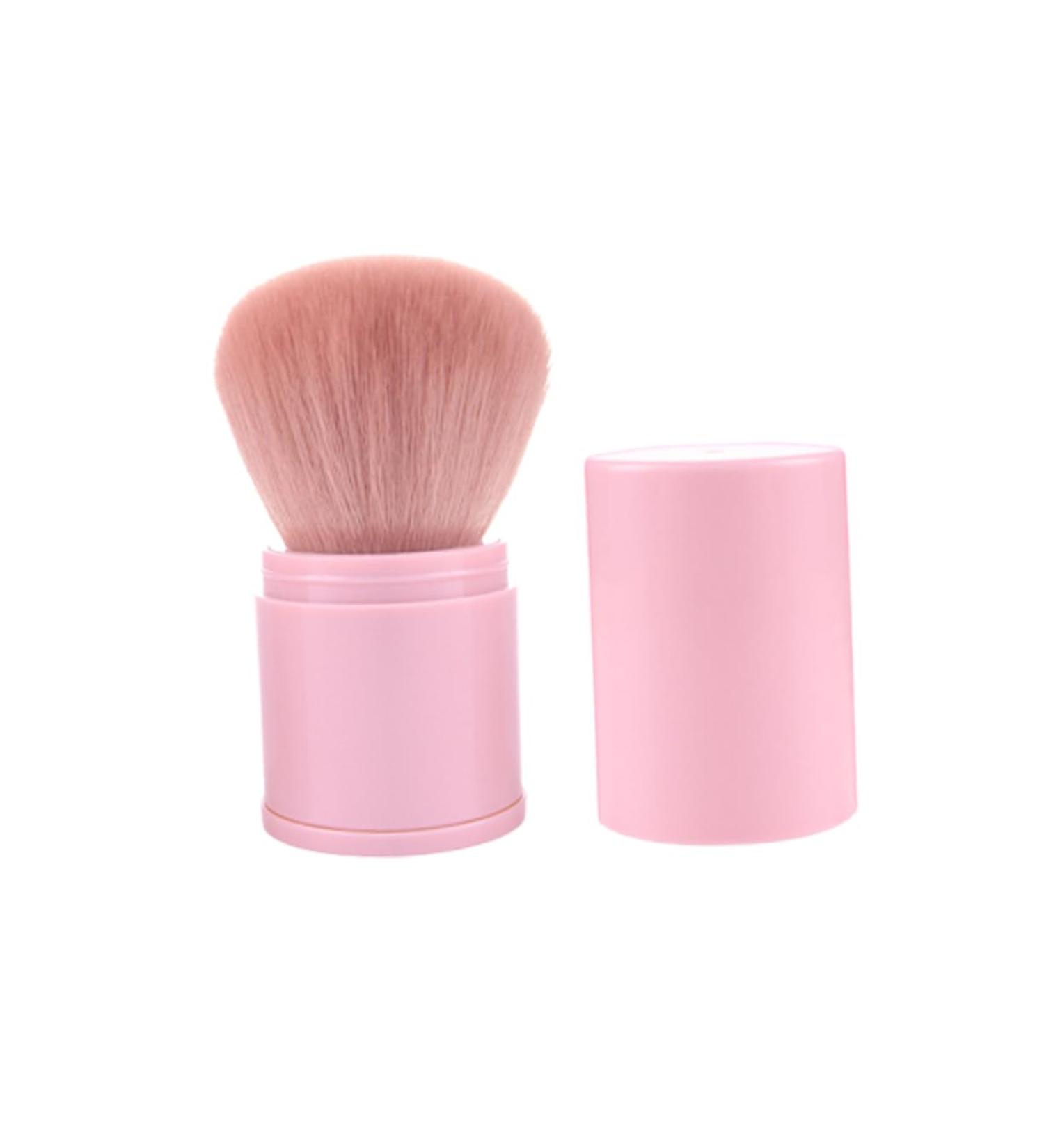 Angoily Black Puff Telescopic Makeup Brush Set Travel Face Highlighter - Buy Online on GoSupps.com