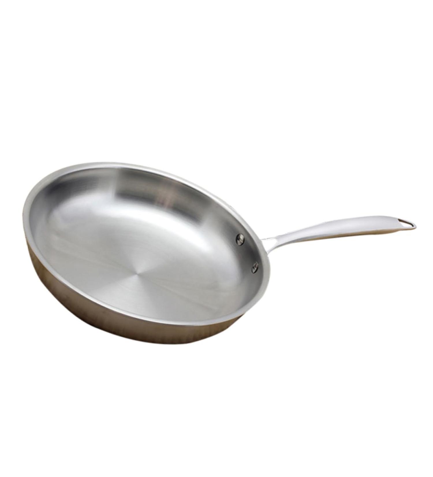 ABOOFAN 1 Pc Stainless Steel Non Stick Pan Omelet Fry Pan Egg Frying Pans Stainless Steel Cookware Stainless Steel Cooking Pan Induction Cooker 304 Stainless Steel Kitchen Pot - Buy Online on GoSupps.com