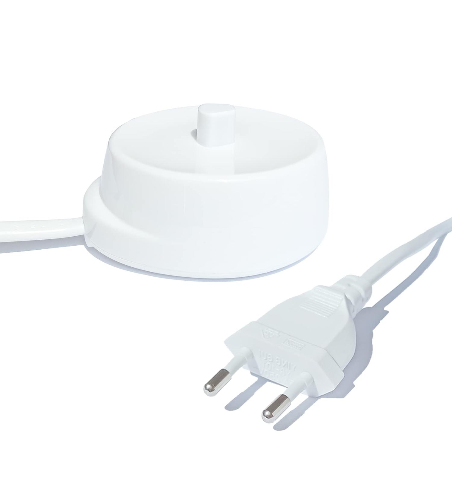 Inductive Toothbrush Charger for Oral-B Braun Electric Toothbrush - Portable Travel Charging Base 110v-240v (EU Plug) - Buy Online on GoSupps.com