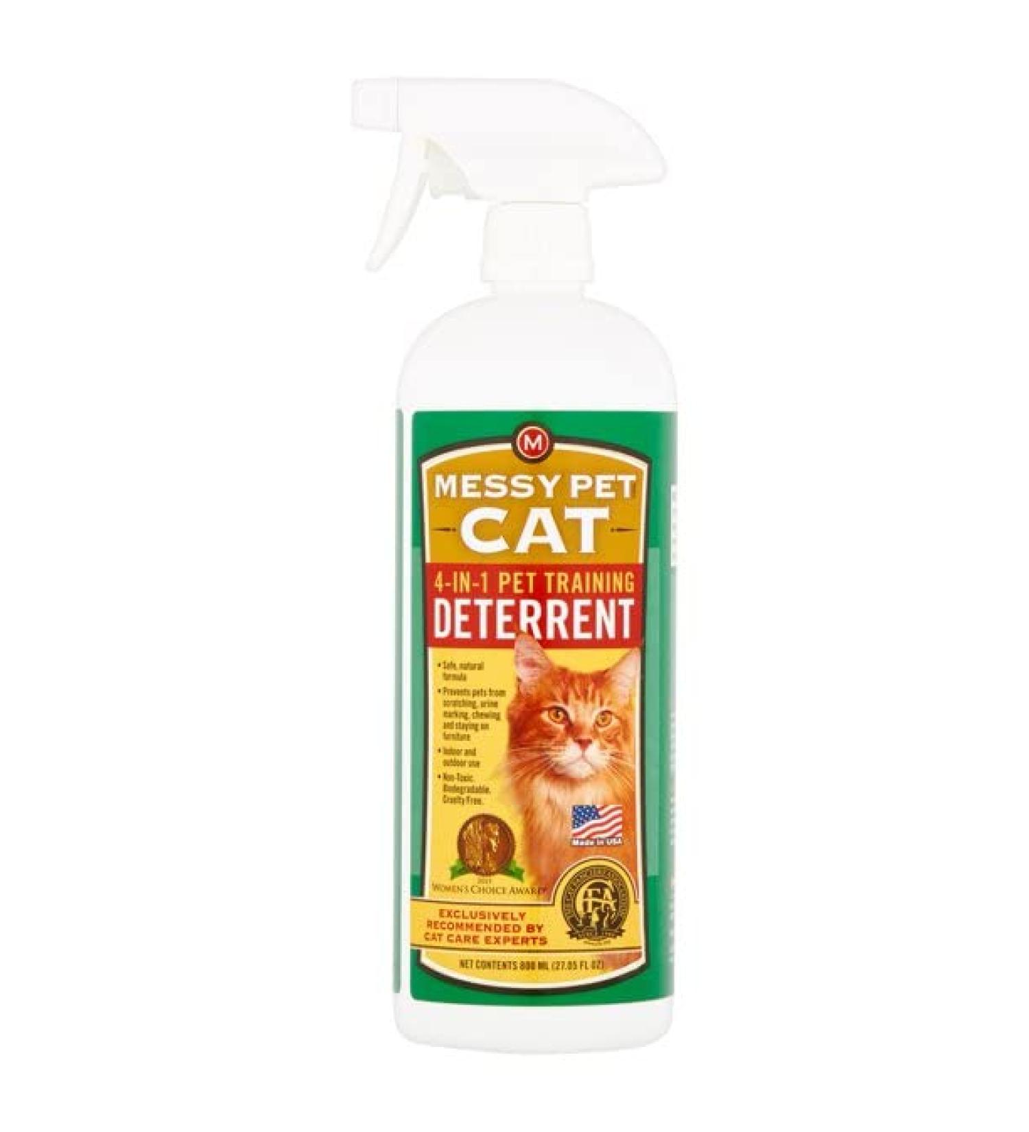 MESSY PET CAT 4-in-1 Pet Training Deterrent, 27.05 oz.