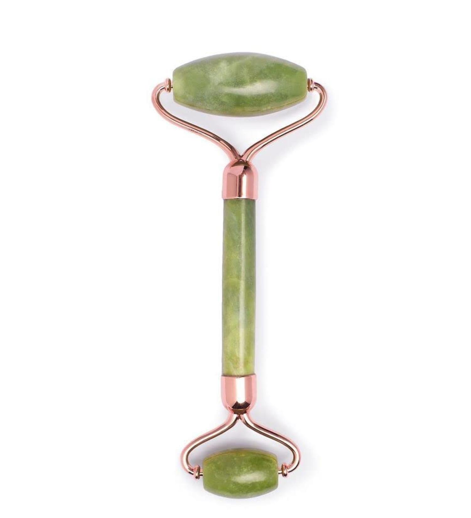 ISLAND JADE Rose Gold Gemstone Facial Roller
