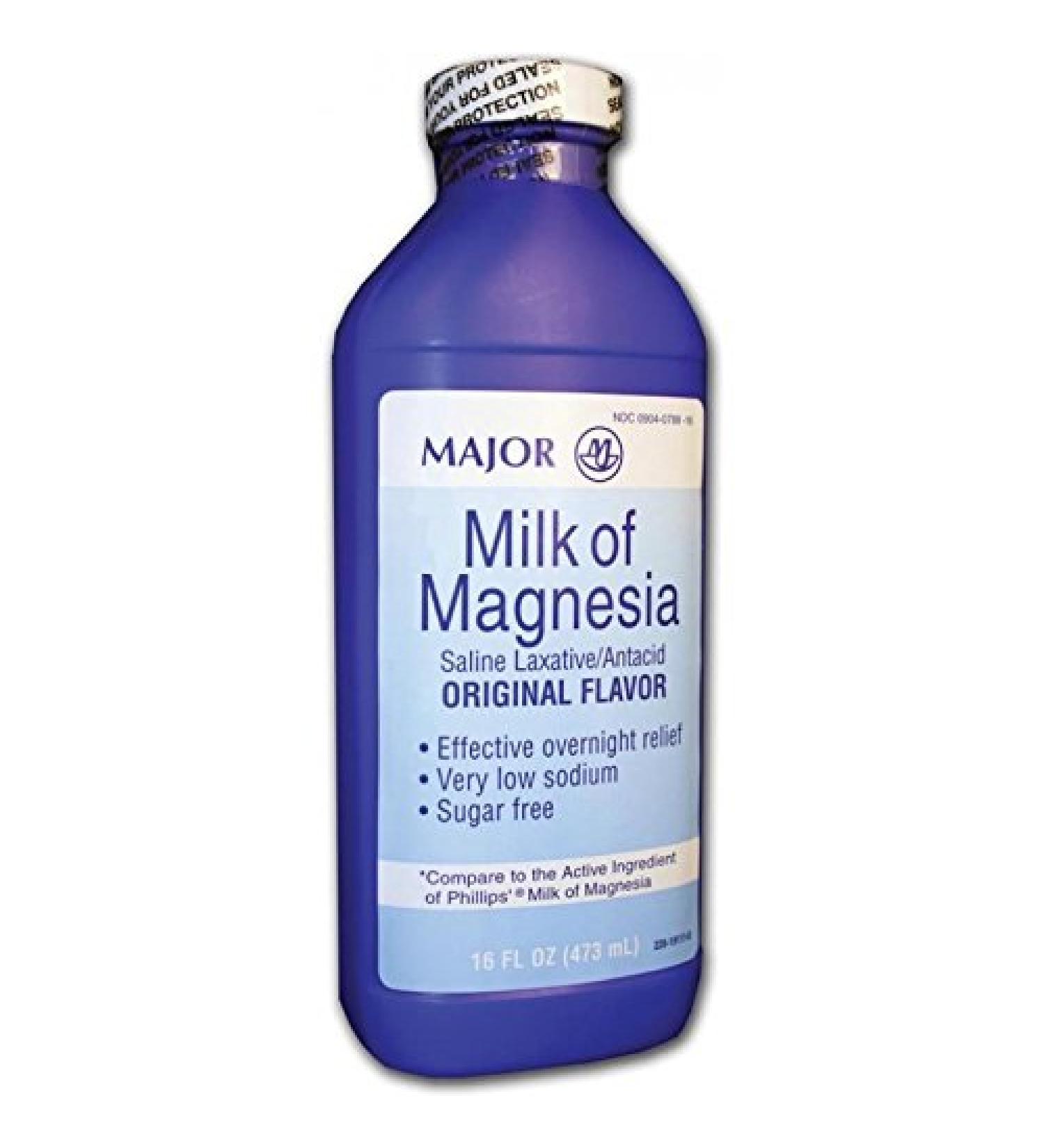 Major Milk of Magnesia Suspension 400mg/5mL 16oz