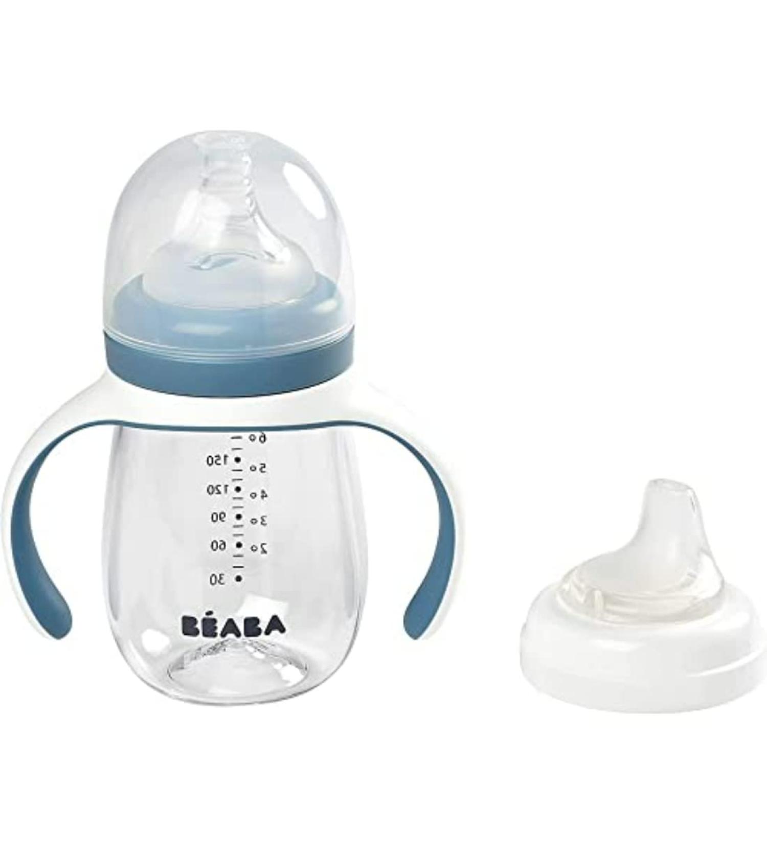 B ABA 2 in 1 Drinking Bottle/Learning Cup Children's Straw Cup 100% Leak-Proof Easy to Open Removable Handles Tritan an - Buy Online on GoSupps.com