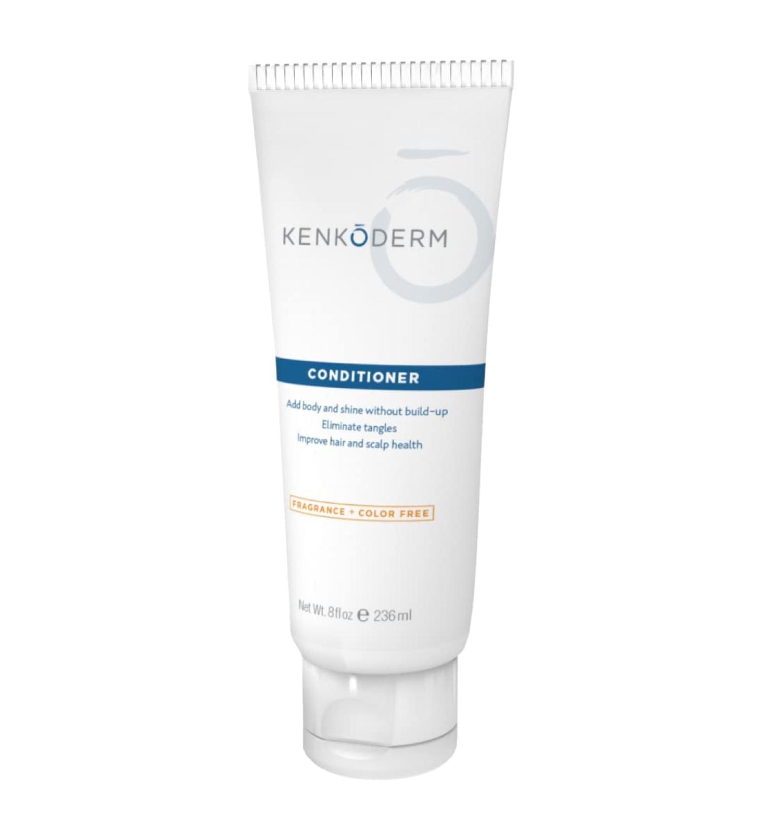 Kenkoderm Sensitive Hair and Skin Conditioner - 8 oz | Fragrance and Color Free | Dermatologist Developed - Buy Online on GoSupps.com